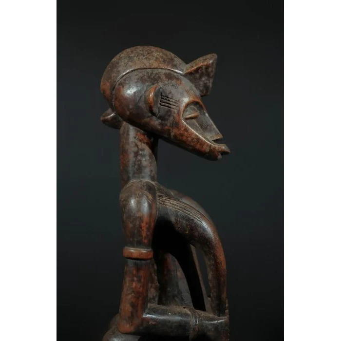 Senufo Standing Female Pombia Figure, Korhogo, Côte d'Ivoire #821 - Image 9