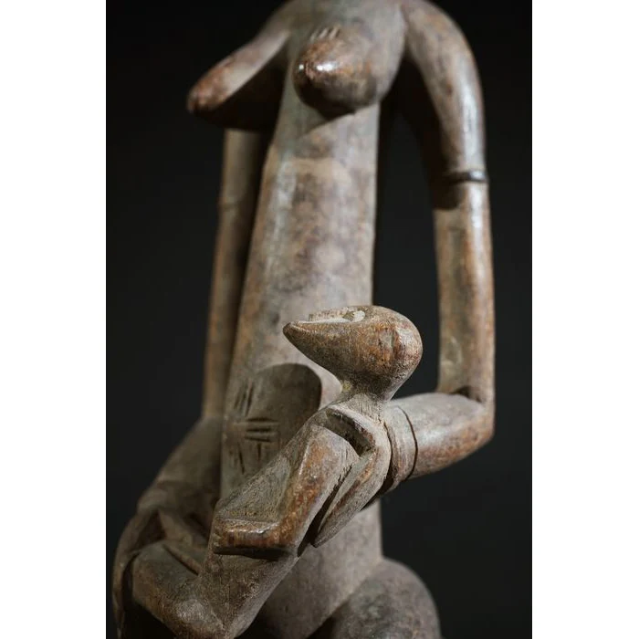 Senufo Tyepka Maternity Figure, Côte d'Ivoire #751 - Image 12