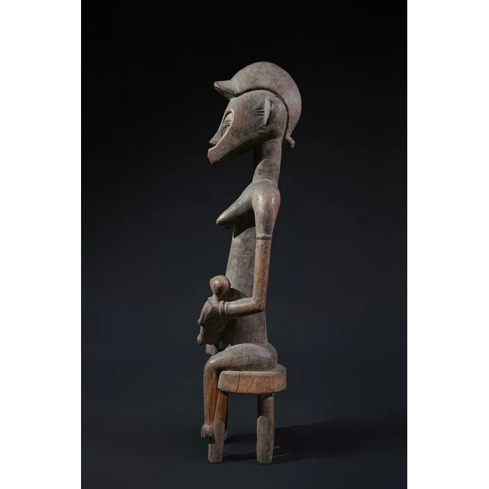 Senufo Tyepka Maternity Figure, Côte d'Ivoire #751 - Image 3