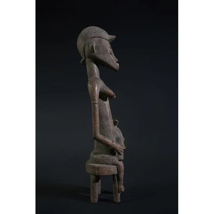 Senufo Tyepka Maternity Figure, Côte d'Ivoire #751 - Image 4