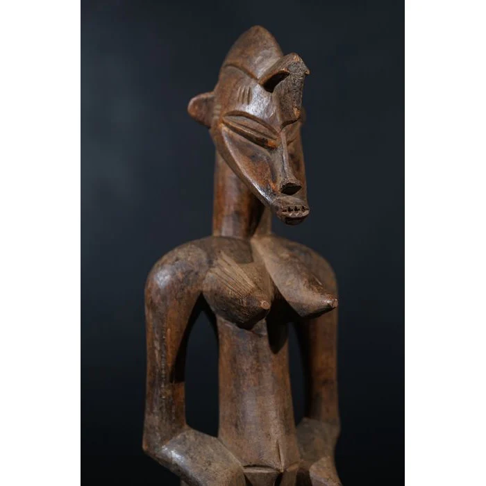 Senufo Rhythm Pounder Guardian Sculpture, Ivory Coast #801 - Image 9