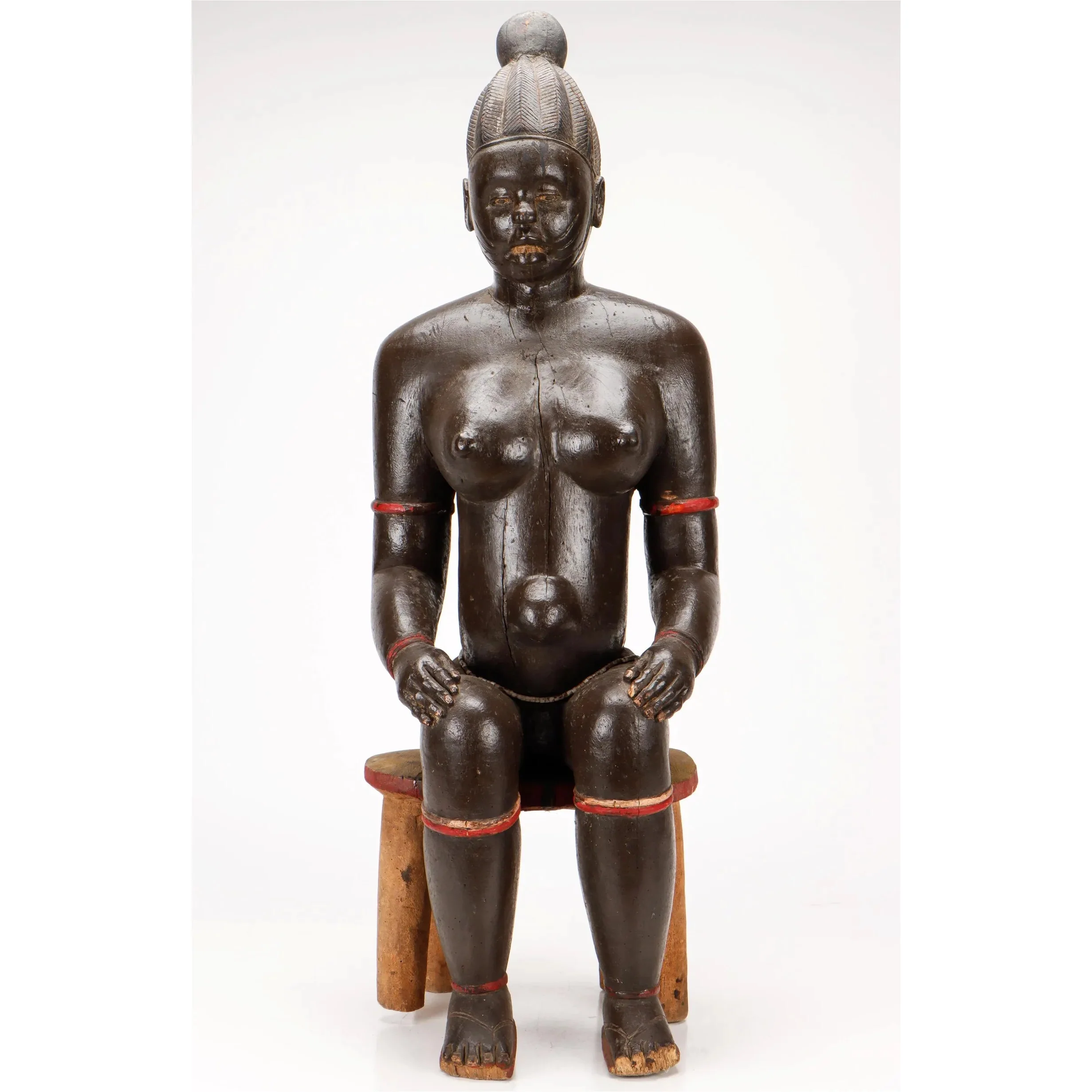 Senufo Seated Female Altar Figure, Ivory Coast - Image 2