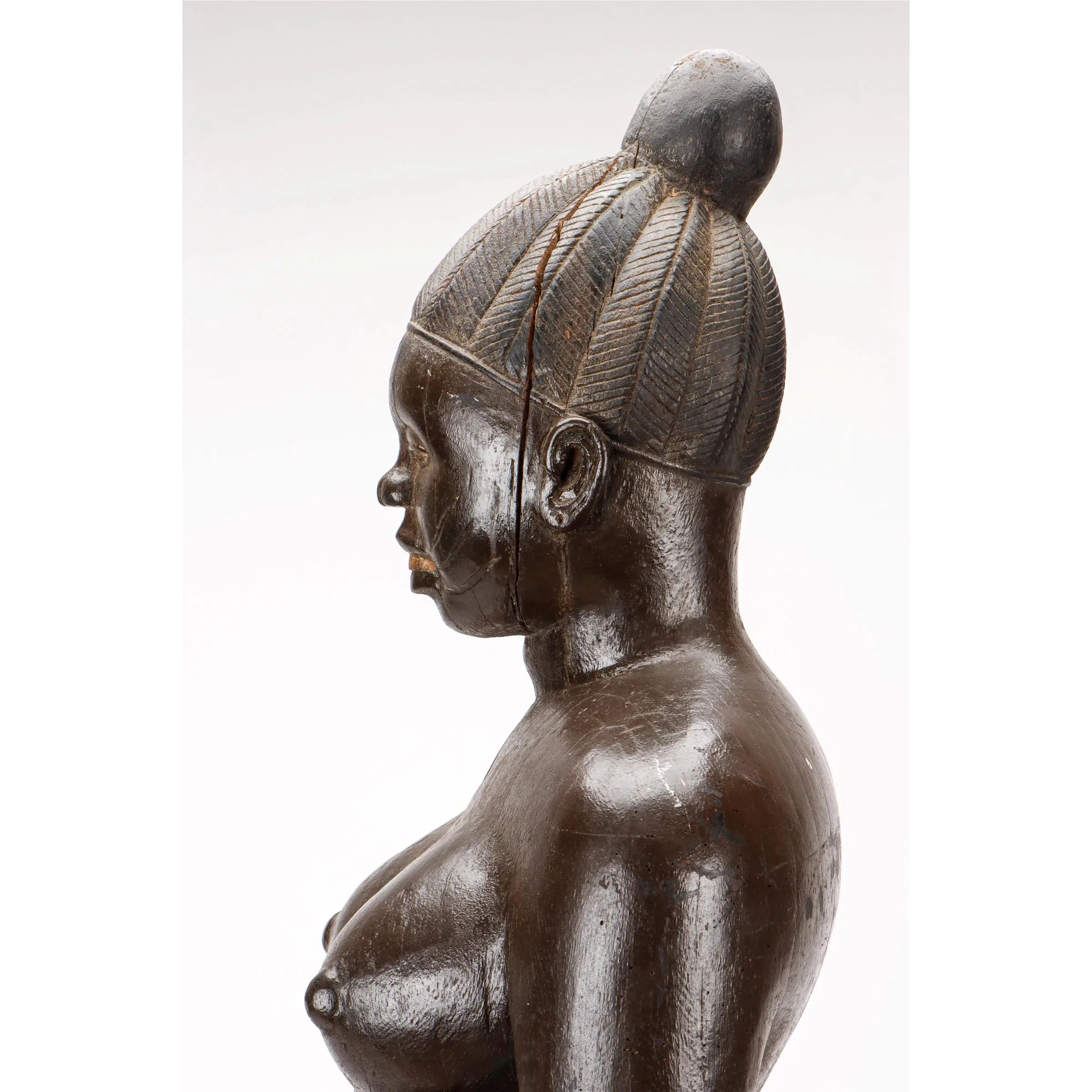 Senufo Seated Female Altar Figure, Ivory Coast - Image 6