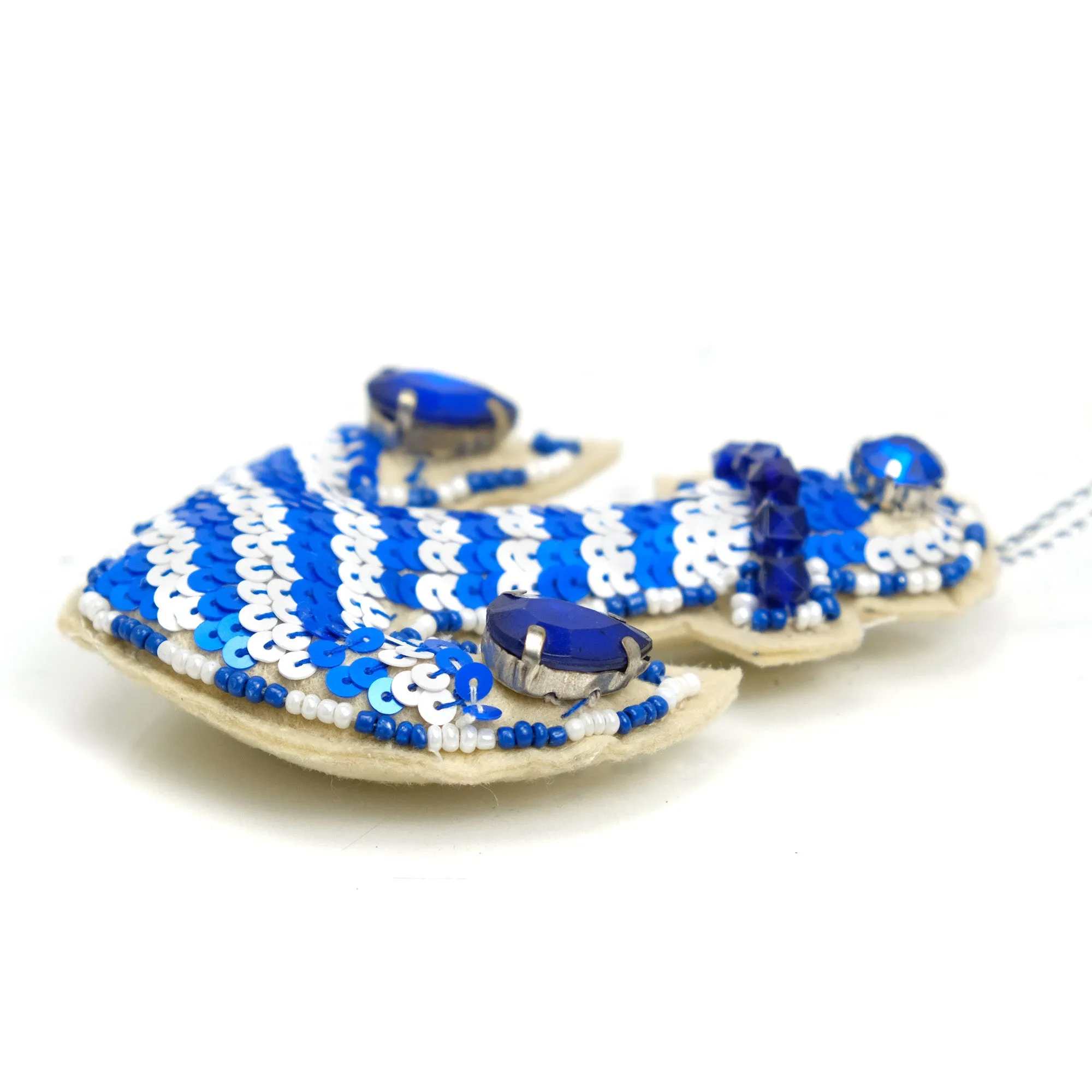 Sequin Anchor Ornament - Image 2