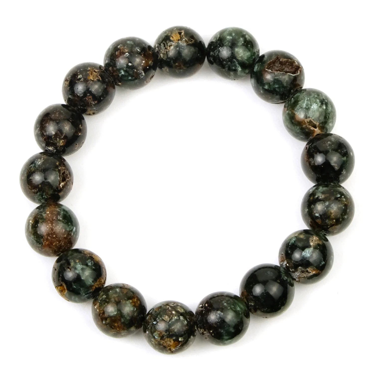 Seraphinite Russian Stretch Bracelet 11mm - Image 3