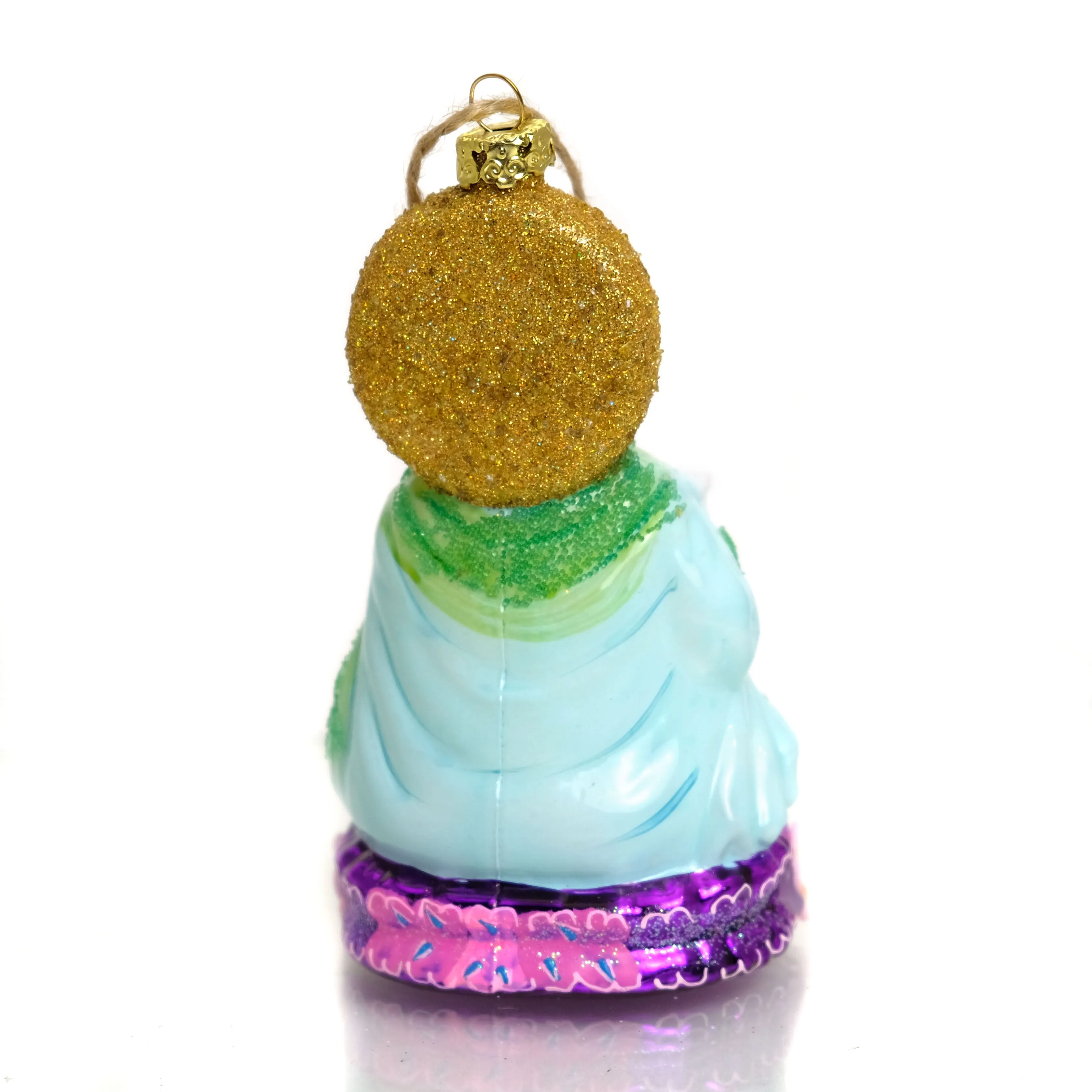 Serenity Cat Glass Ornament - Image 3