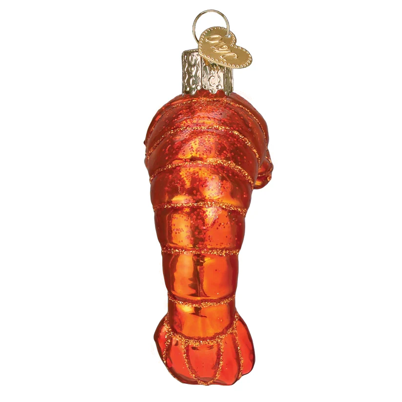 Shrimp Glass Ornament - Image 3