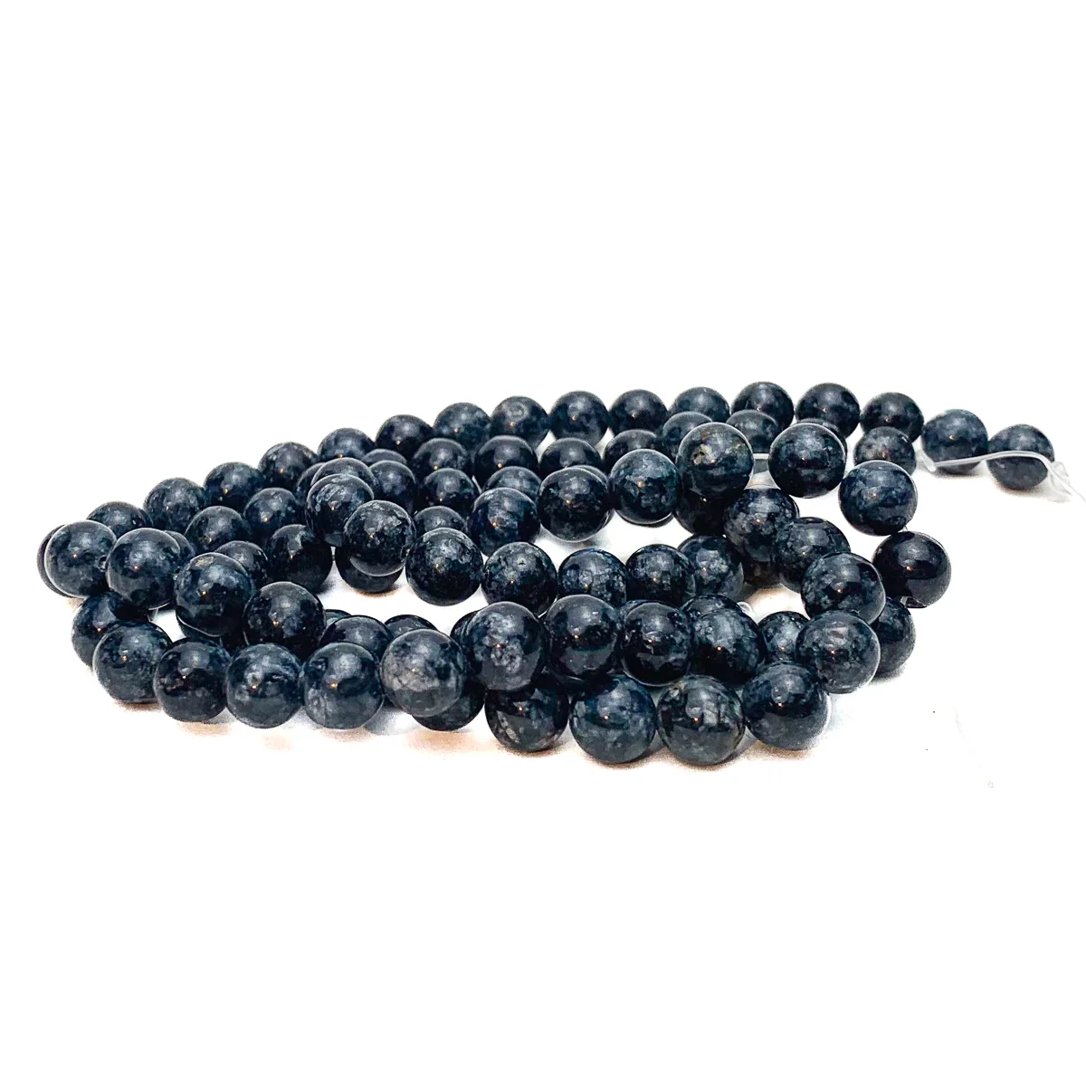 Siberian Blue Pietersite 8mm Smooth Rounds Bead Strand - Image 5