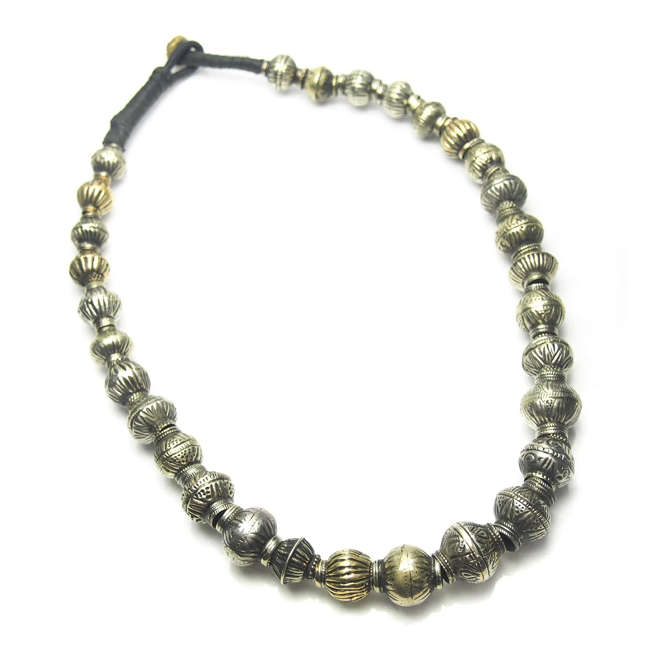 Silver Balochi Heirloom Bead Necklaces - Image 3