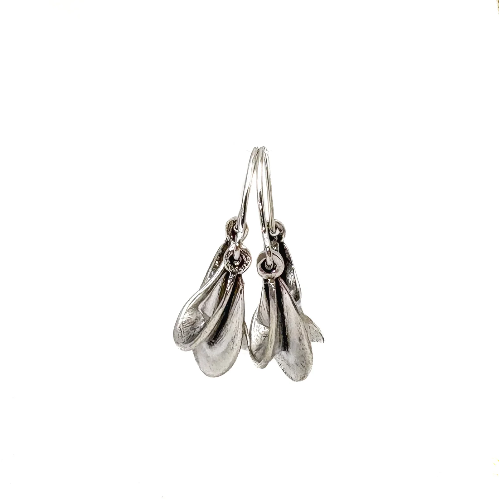 Silver Brass Fulani Style Earrings - Image 4