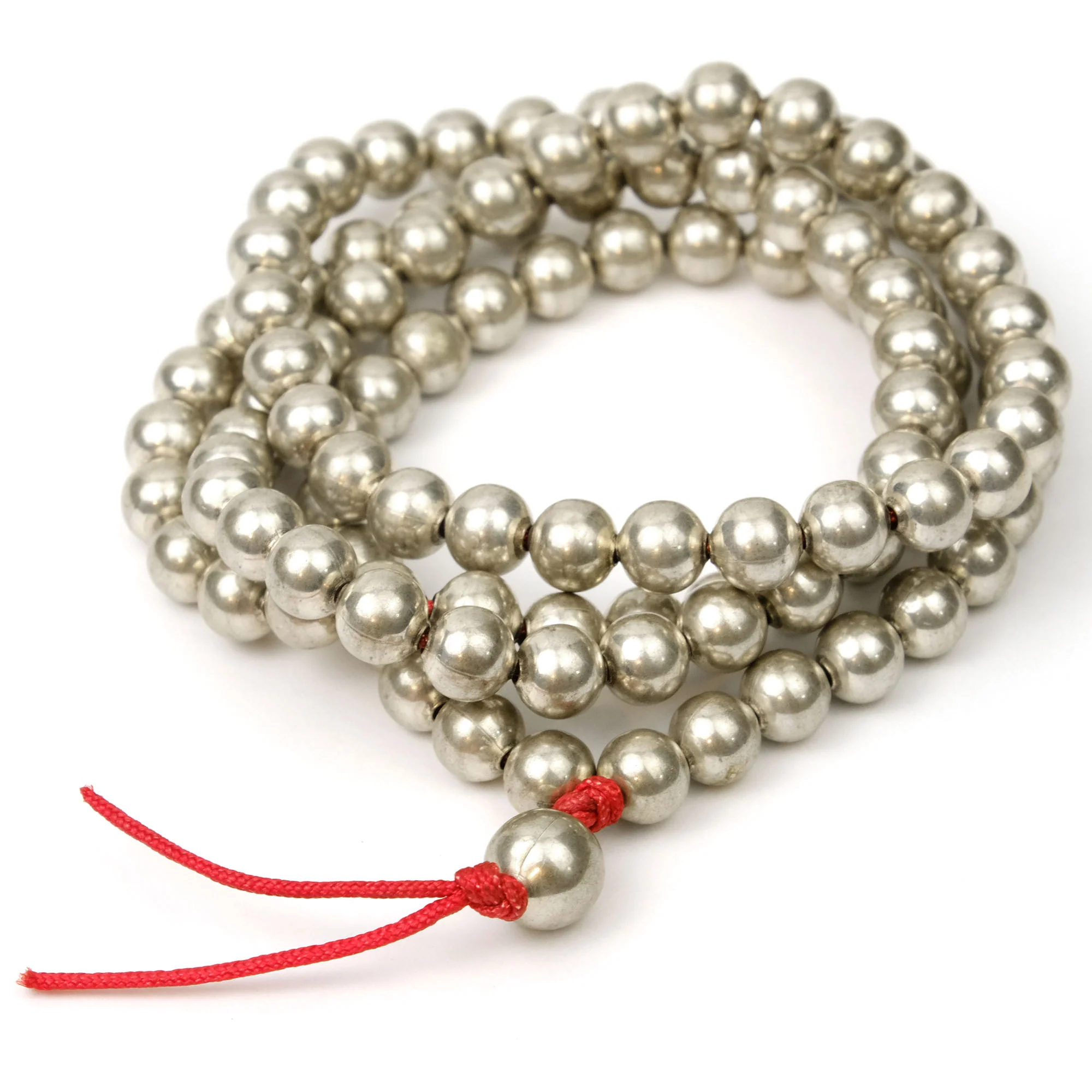 Silver Plated Mala 8mm - Image 2