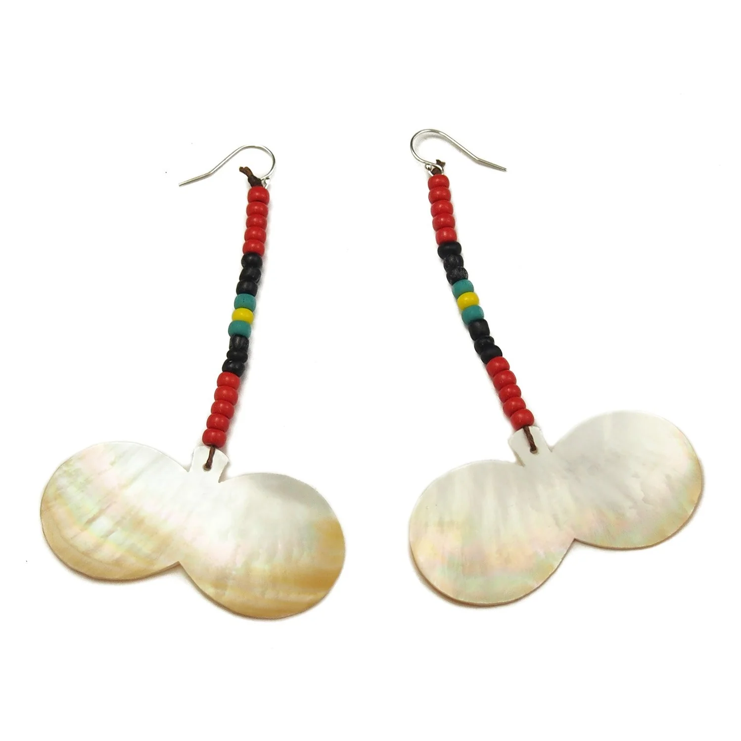 Sipattal Butterfly Shape Mother of Pearl Earrings 2 - Image 3