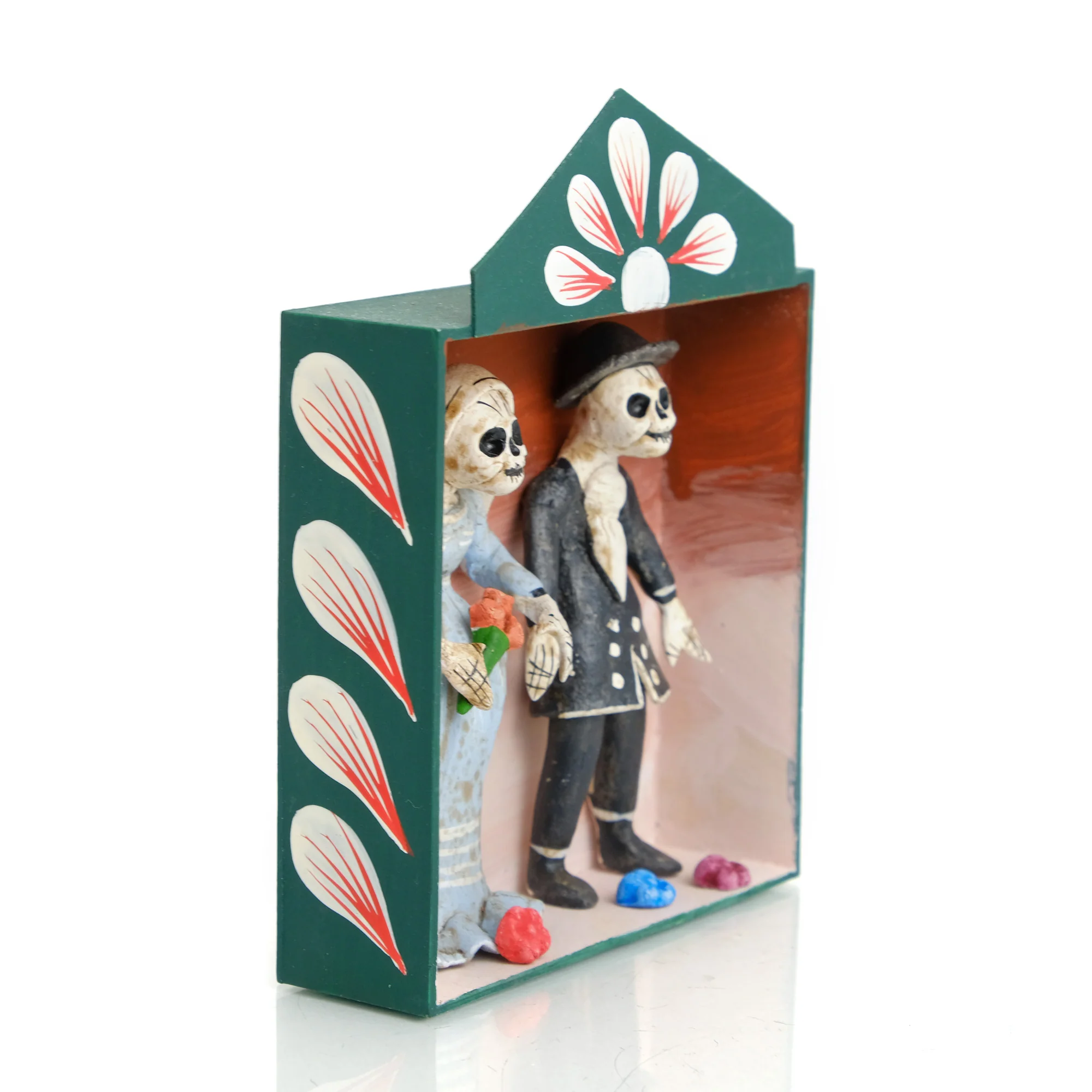 Skeleton Wedding Retablo, Medium #2 - Image 2