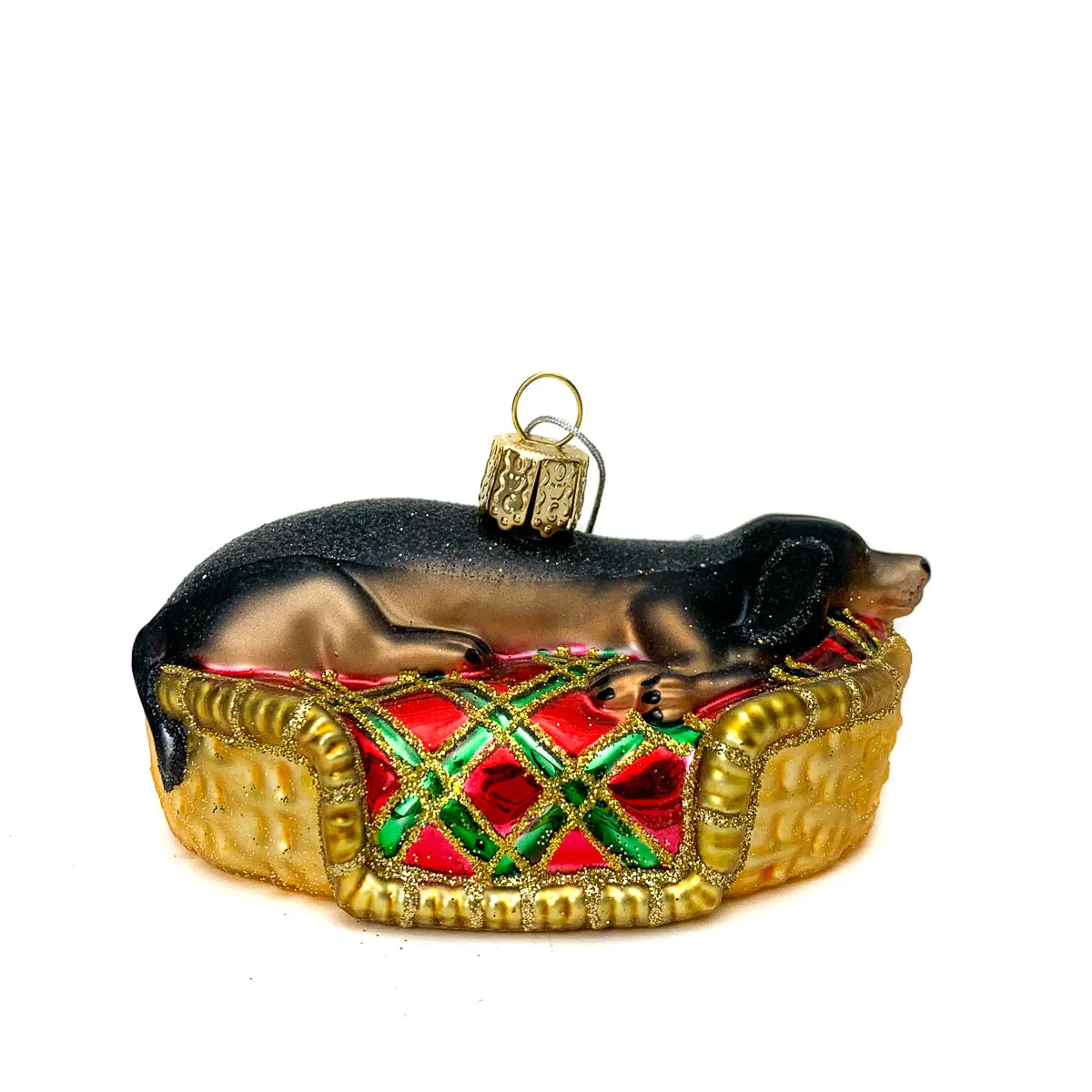 Sleepy Dachshund Ornament - Image 2