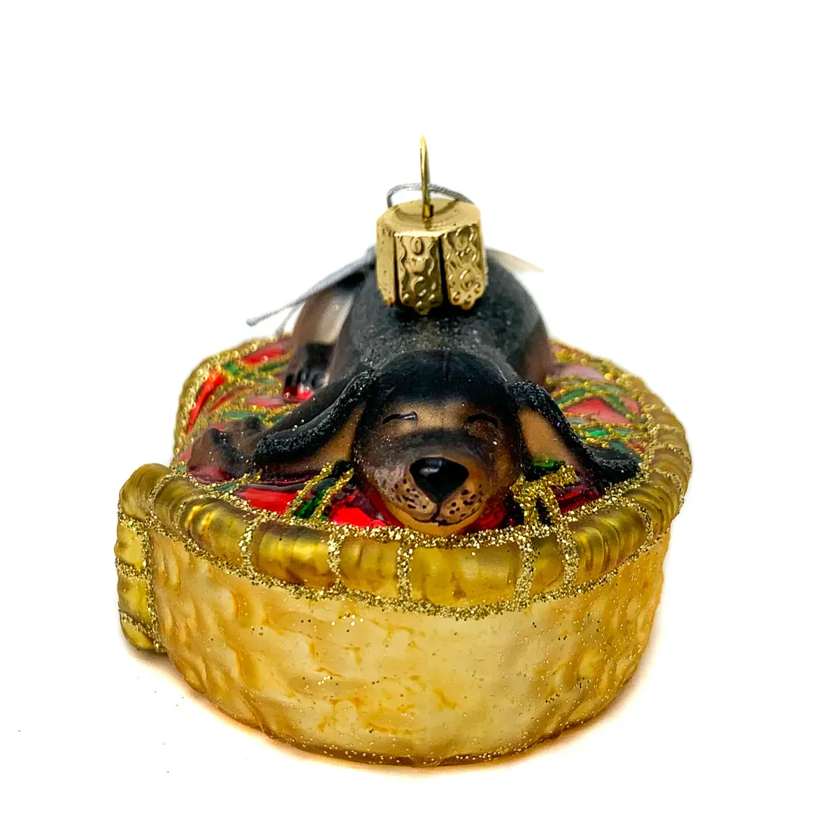 Sleepy Dachshund Ornament - Image 3