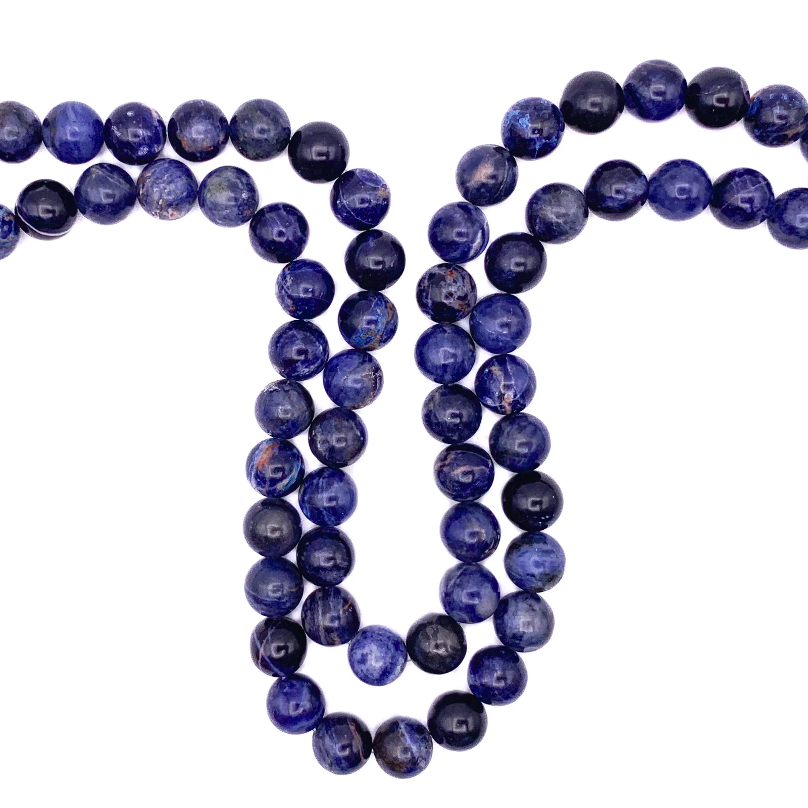 Sodalite 10mm Smooth Rounds Bead Strand - Image 3