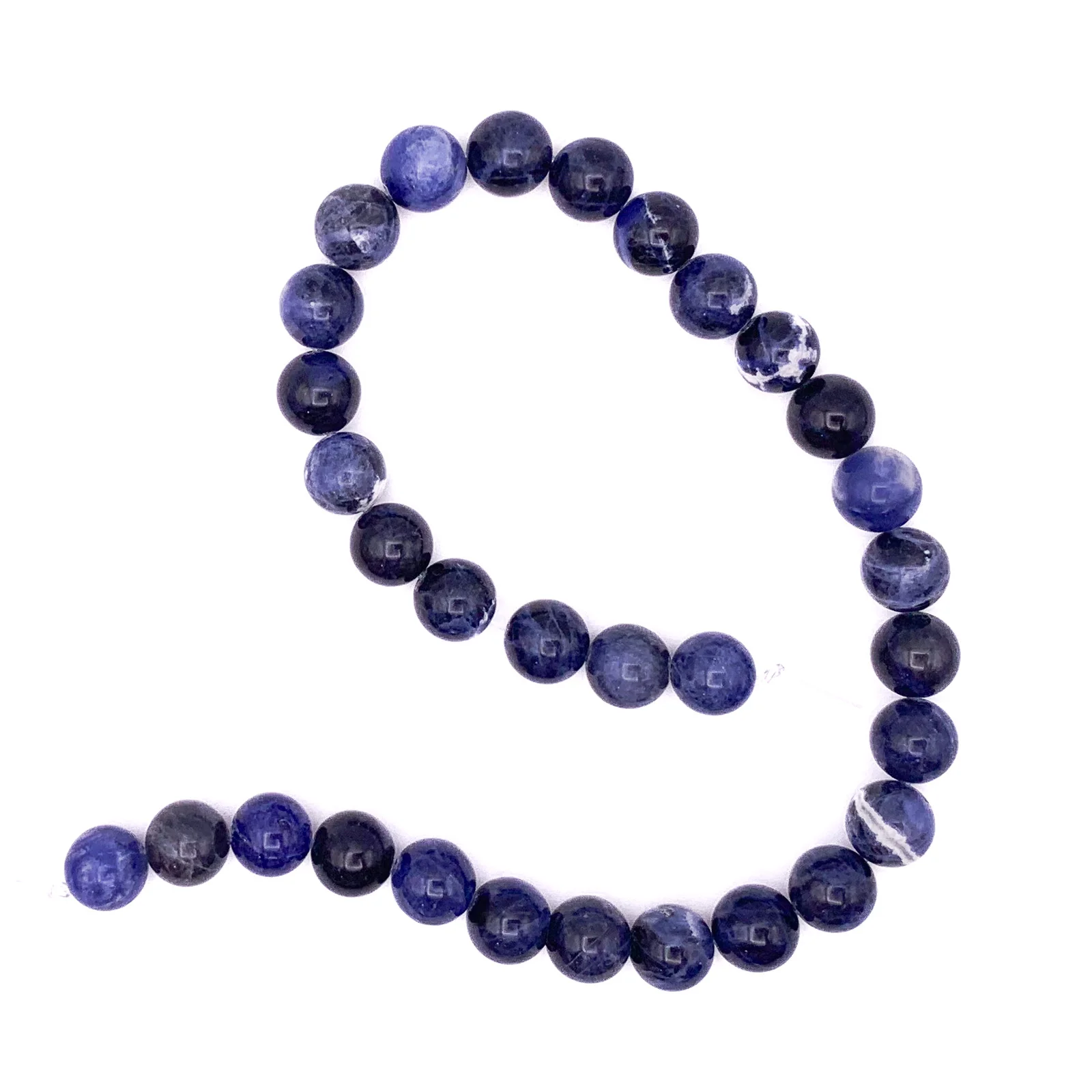 Sodalite 12mm Smooth Rounds Bead Strand - Image 2