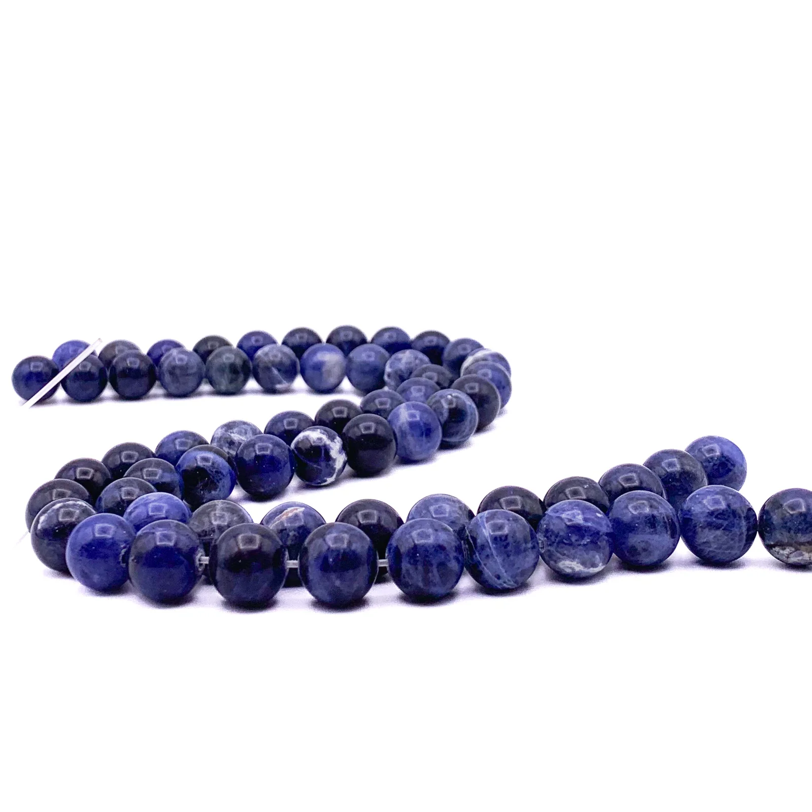 Sodalite 12mm Smooth Rounds Bead Strand - Image 3