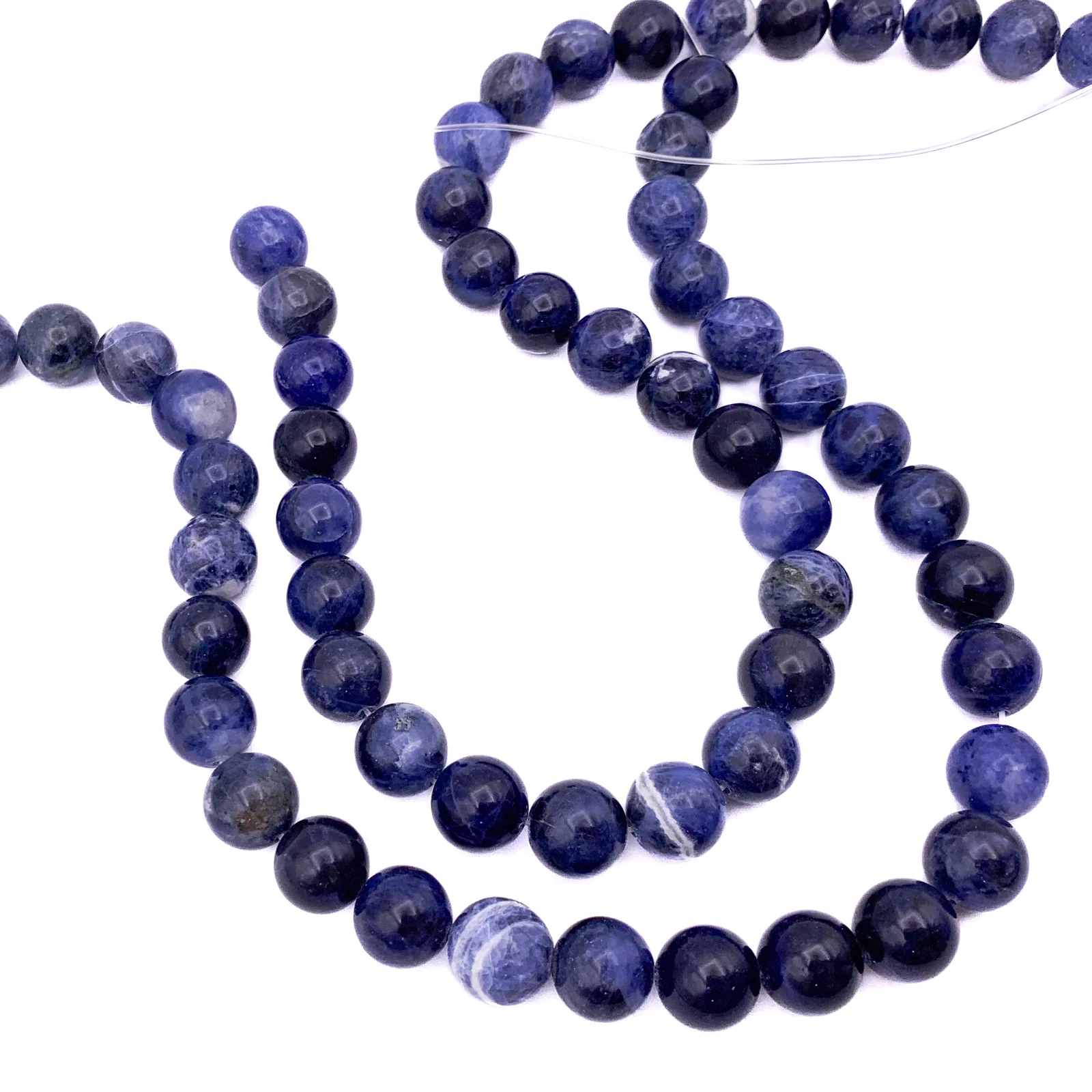 Sodalite 12mm Smooth Rounds Bead Strand - Image 4