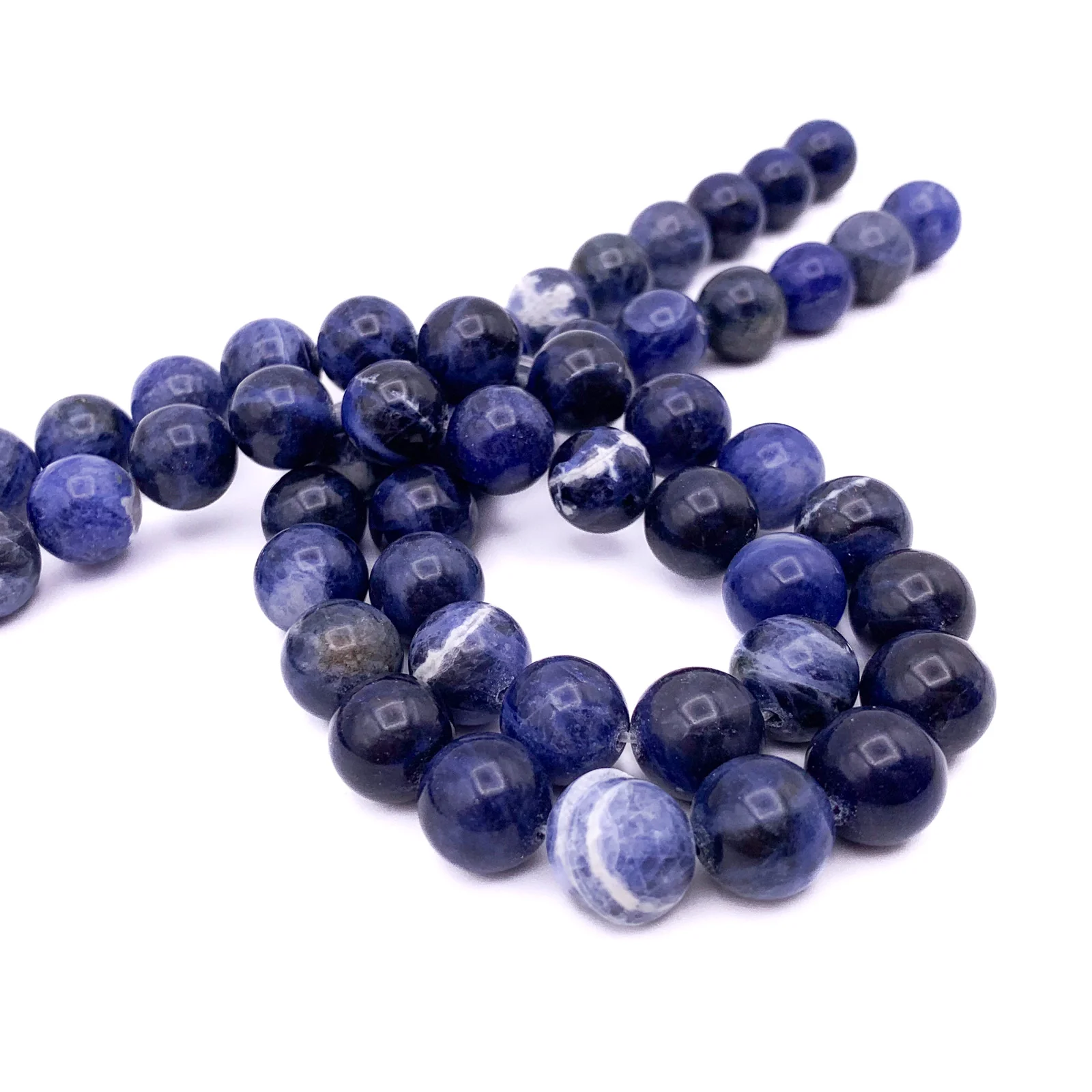 Sodalite 12mm Smooth Rounds Bead Strand - Image 5