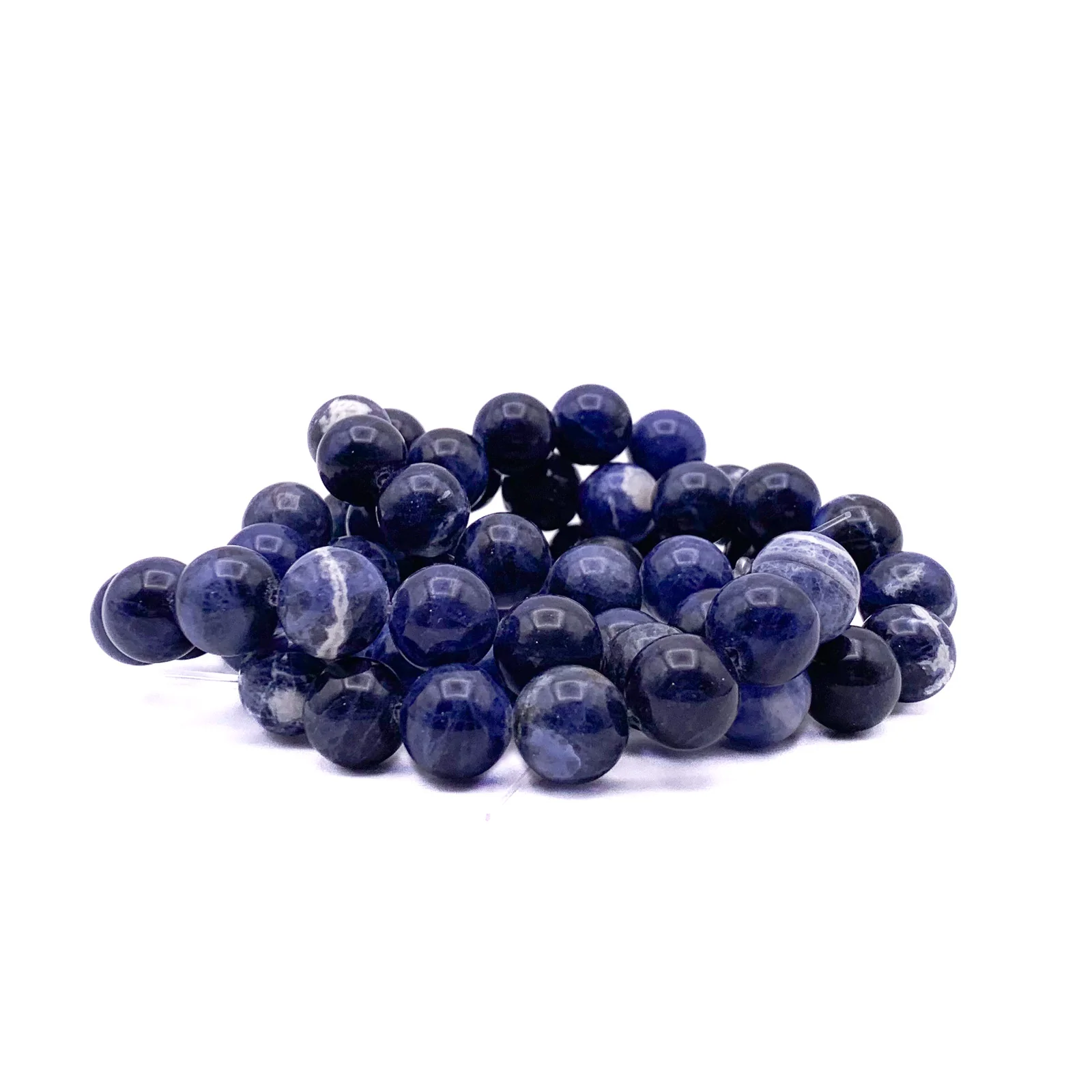 Sodalite 12mm Smooth Rounds Bead Strand - Image 7