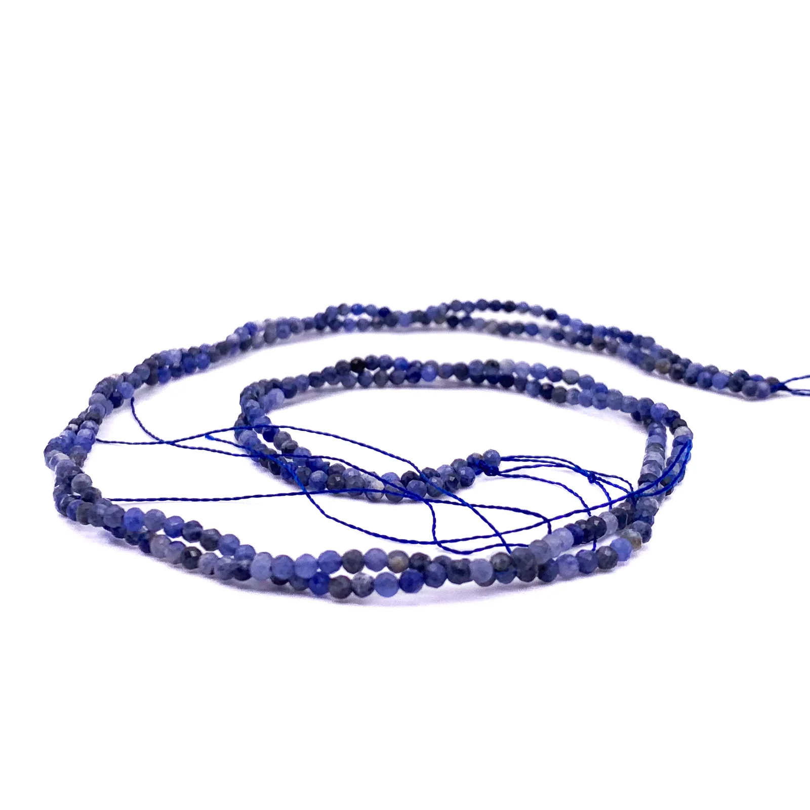 Sodalite 2.5mm Faceted Round Beads - Image 6