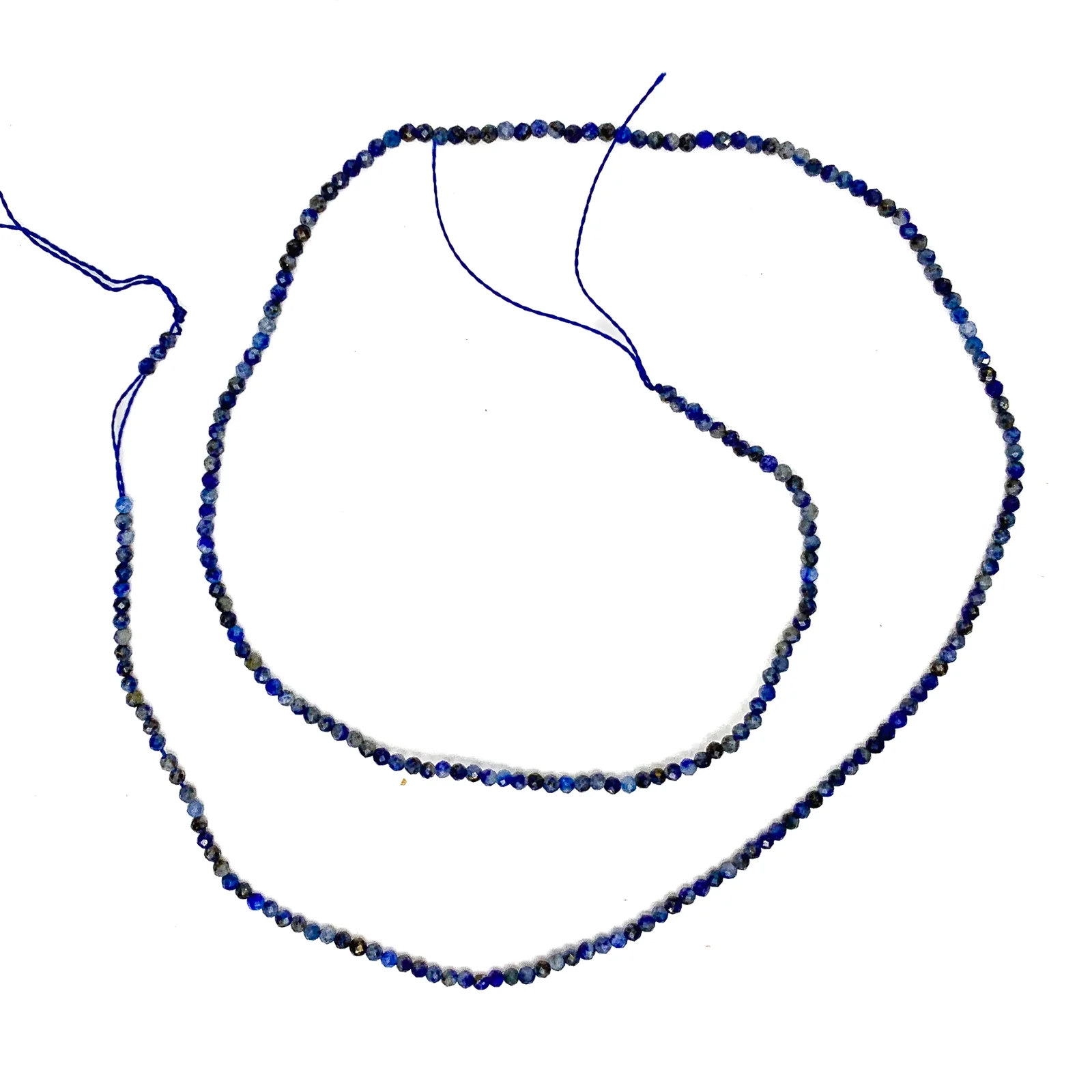 Sodalite 2mm Faceted Rounds Bead Strand - Image 2