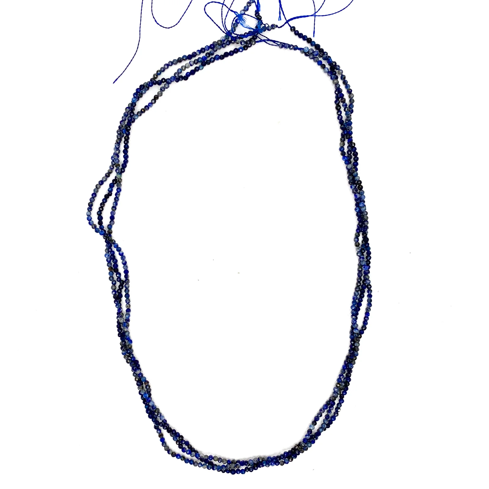 Sodalite 2mm Faceted Rounds Bead Strand - Image 3
