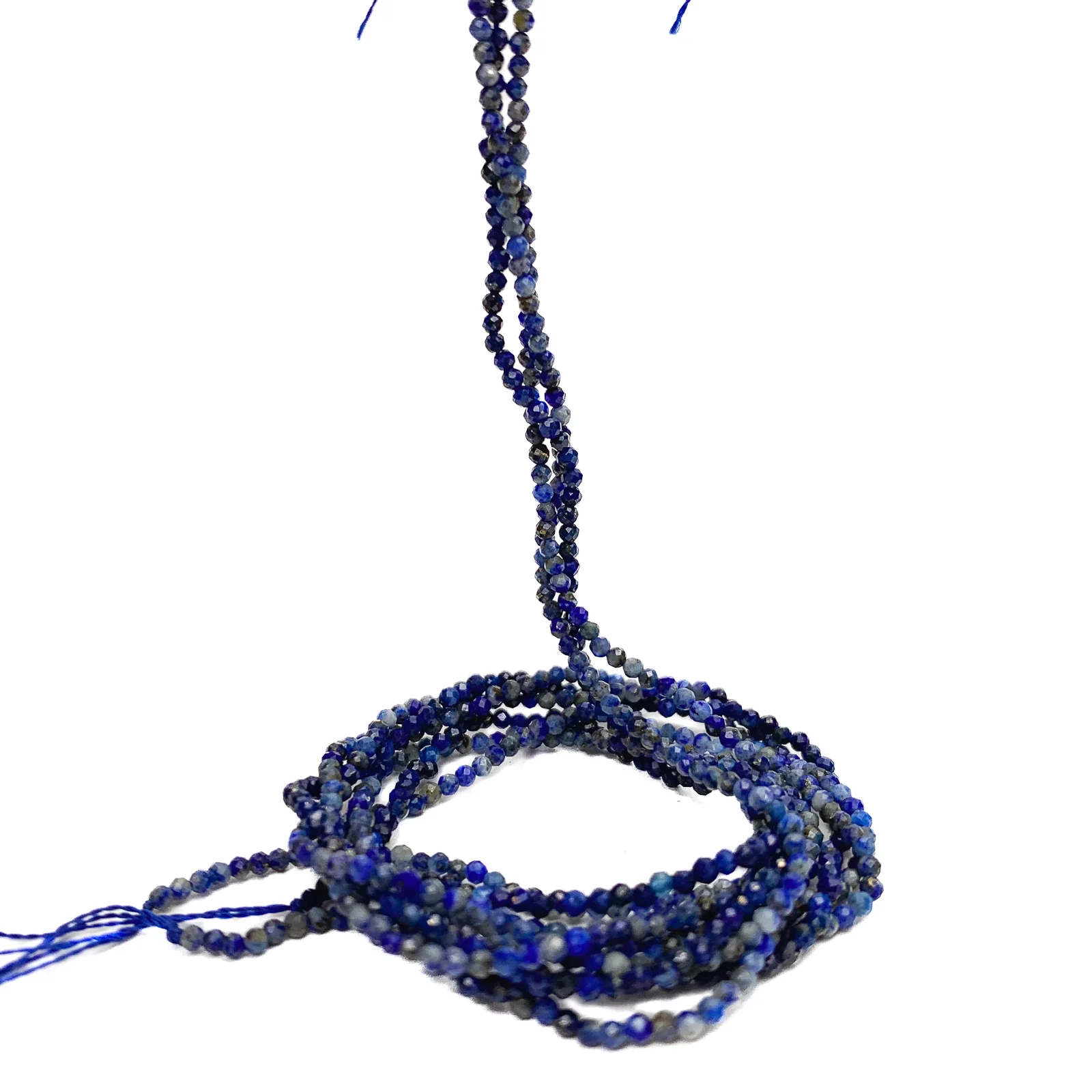 Sodalite 2mm Faceted Rounds Bead Strand - Image 4