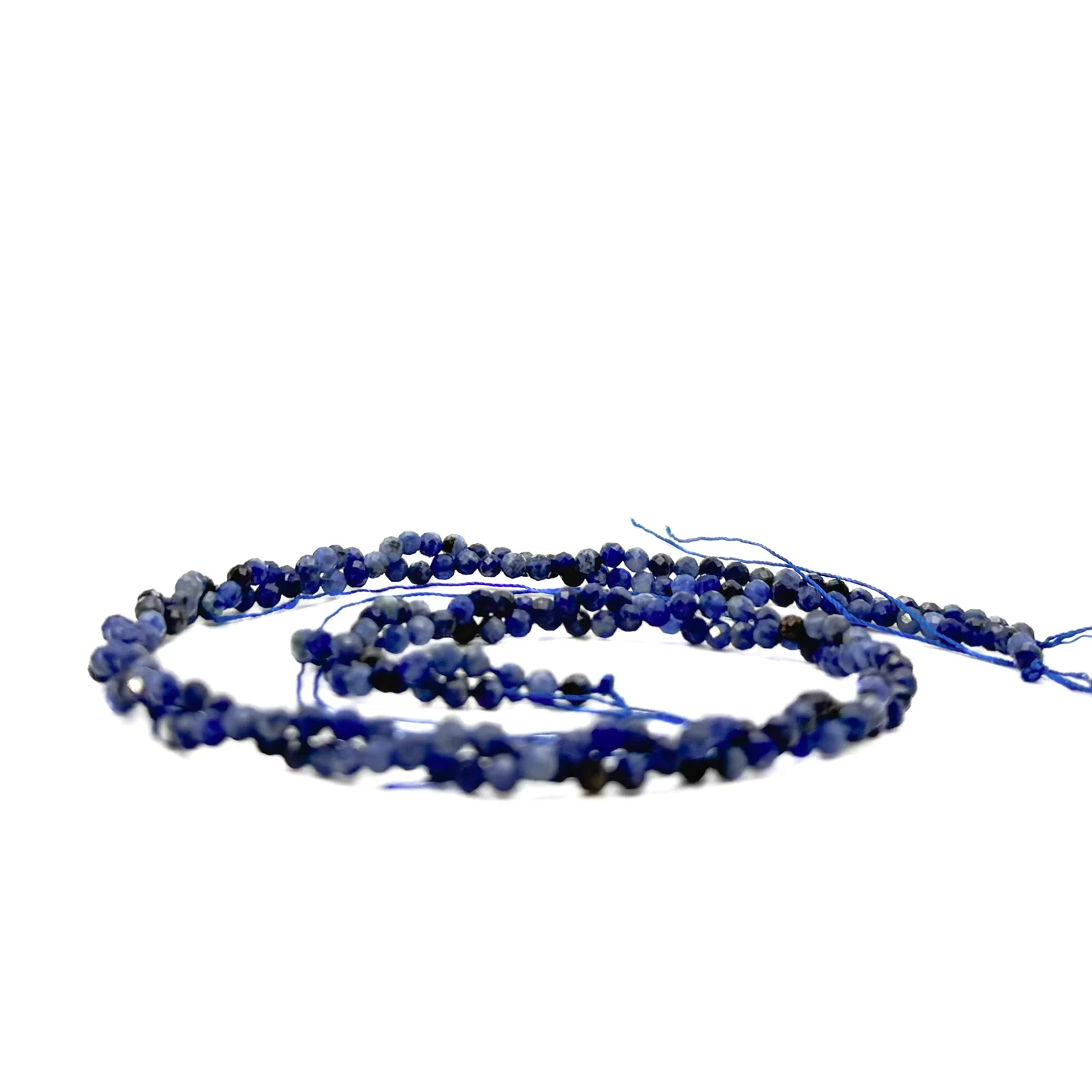 Sodalite 3mm Faceted Rounds Bead Strand - Image 10