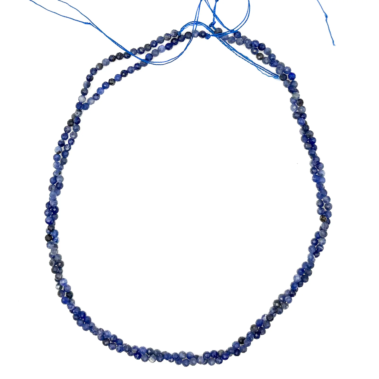 Sodalite 3mm Faceted Rounds Bead Strand - Image 11