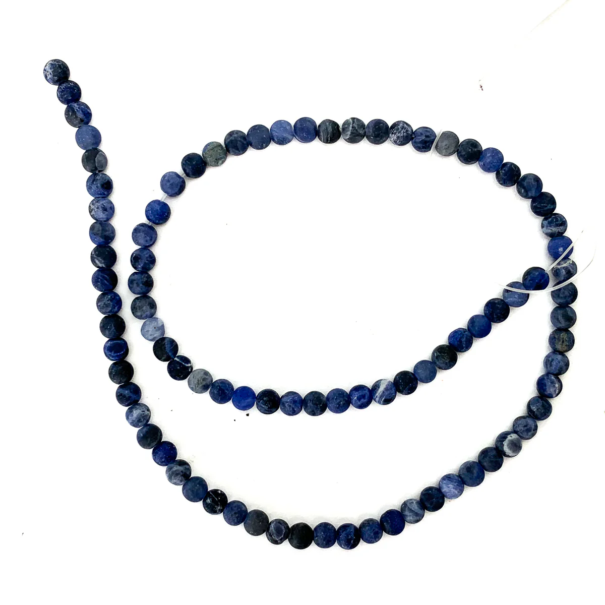 Sodalite 4mm Matte Rounds Strand - Image 2