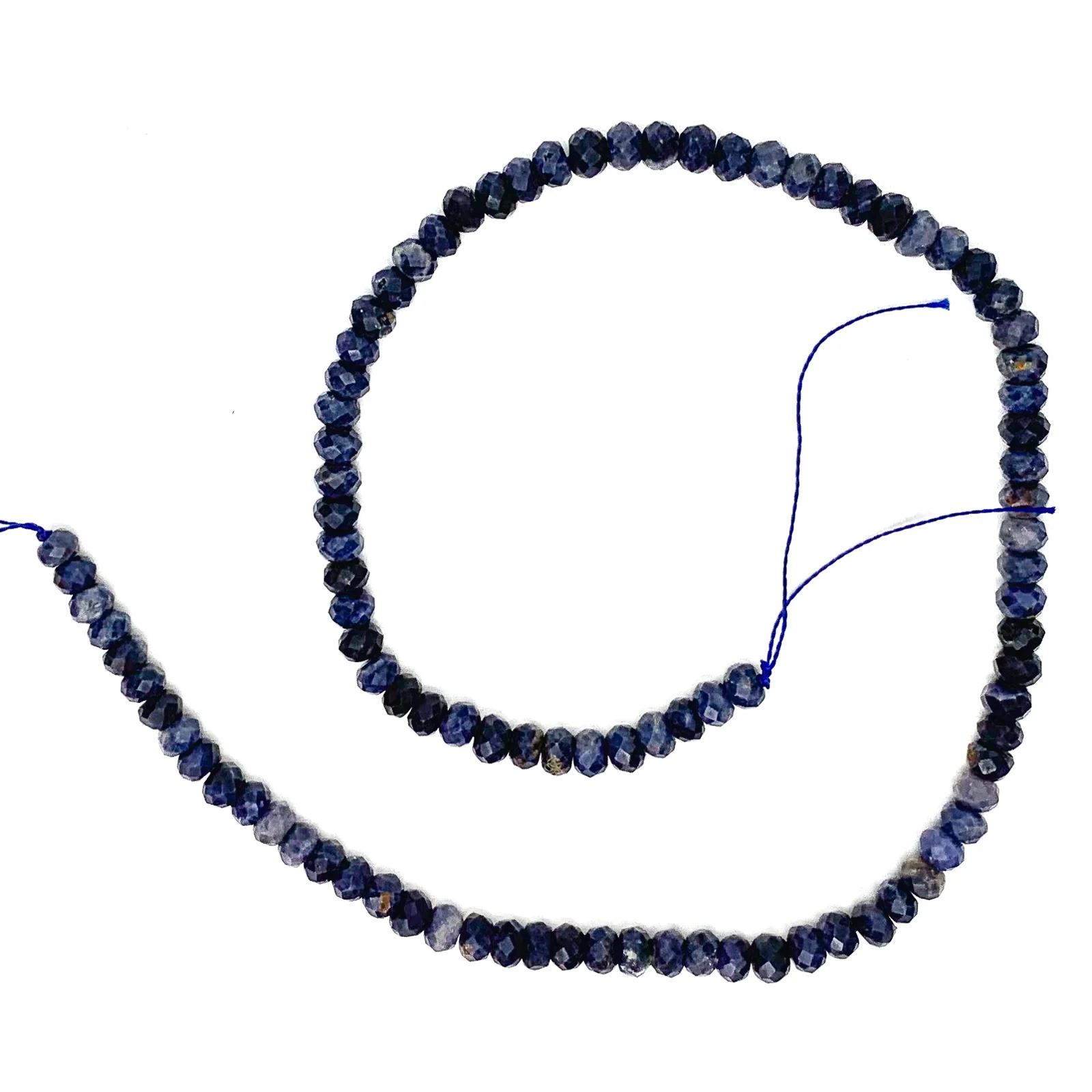 Sodalite 5.5mm Faceted Rondelles Bead Strand - Image 2