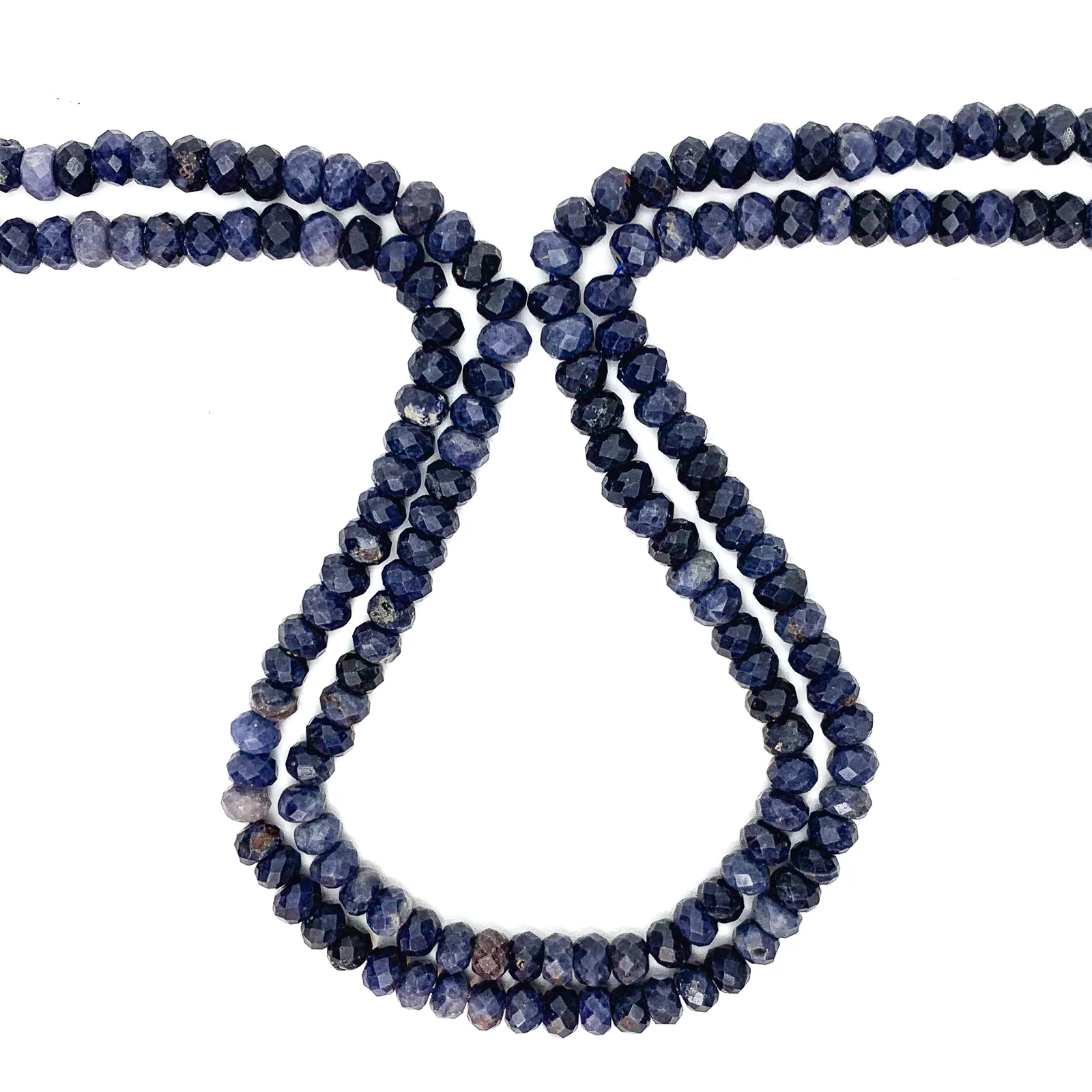 Sodalite 5.5mm Faceted Rondelles Bead Strand - Image 3