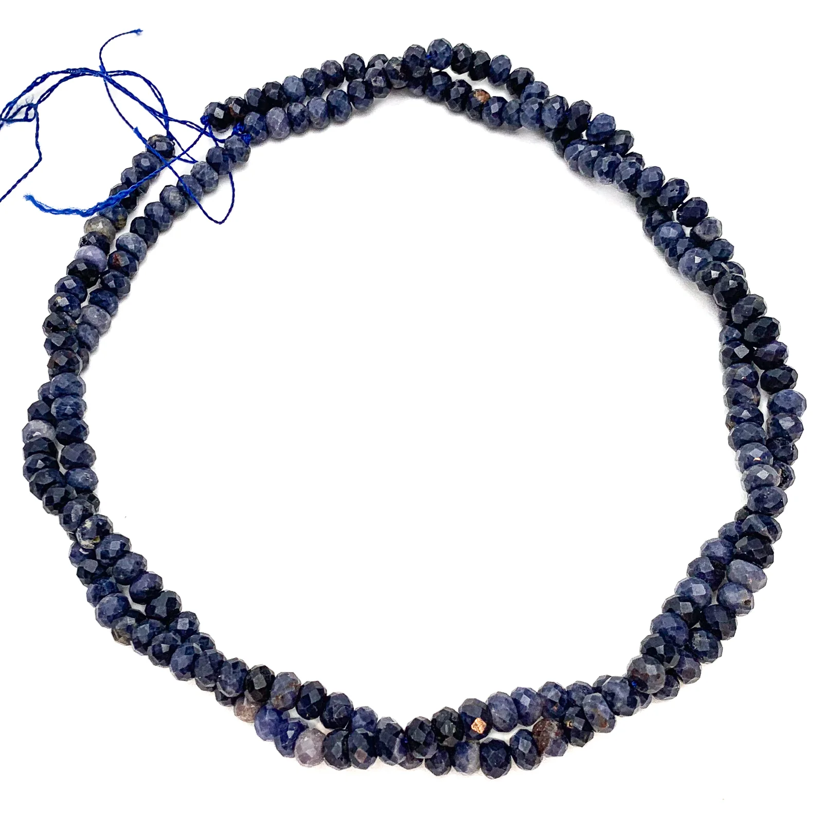 Sodalite 5.5mm Faceted Rondelles Bead Strand - Image 4