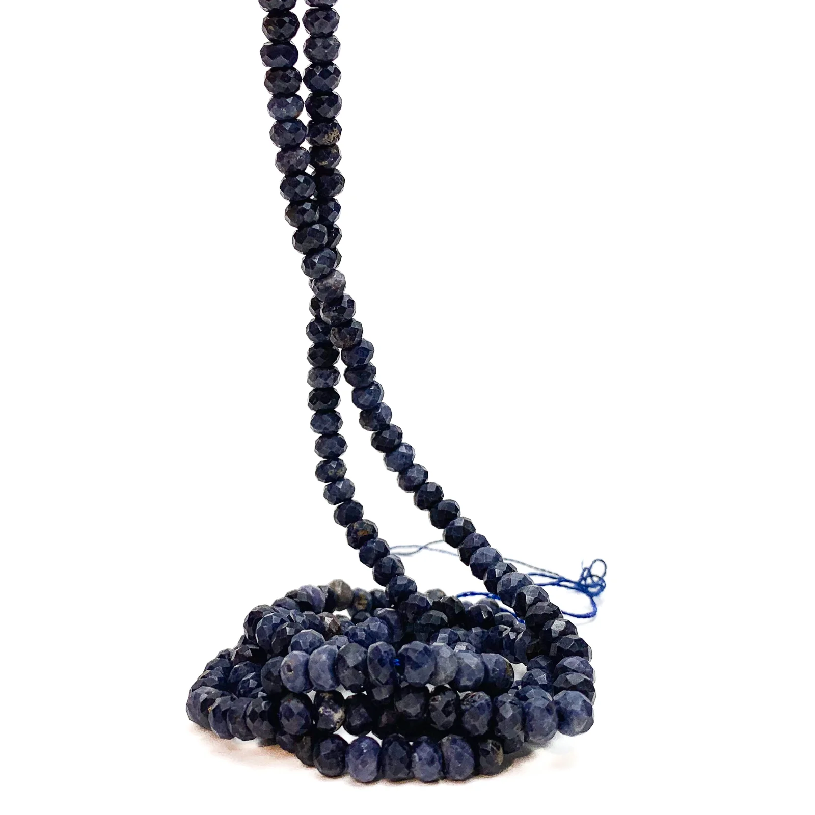 Sodalite 5.5mm Faceted Rondelles Bead Strand - Image 5