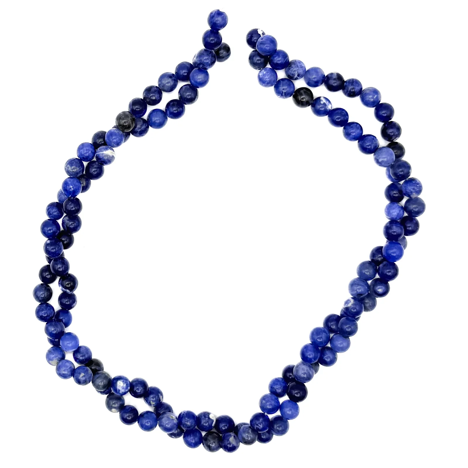 Sodalite 6.5mm AAA Smooth Rounds Bead Strand - Image 10
