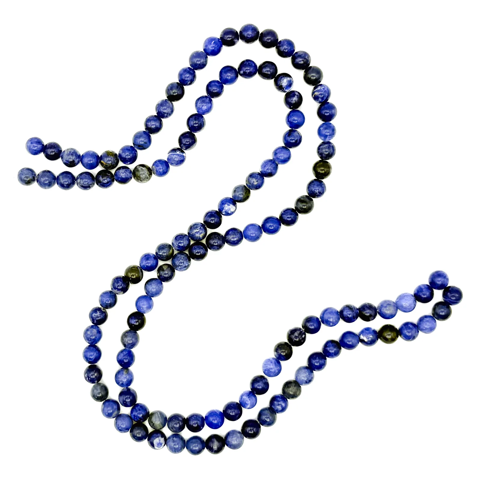 Sodalite 6.5mm AAA Smooth Rounds Bead Strand - Image 2
