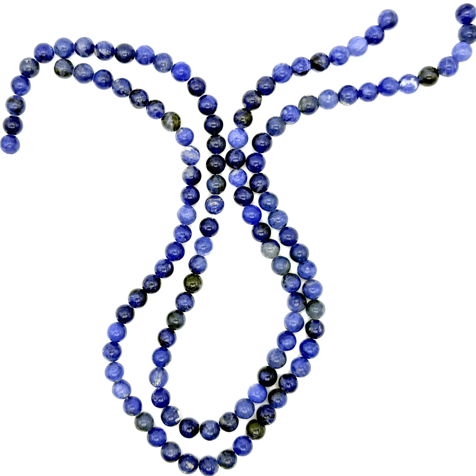 Sodalite 6.5mm AAA Smooth Rounds Bead Strand - Image 4
