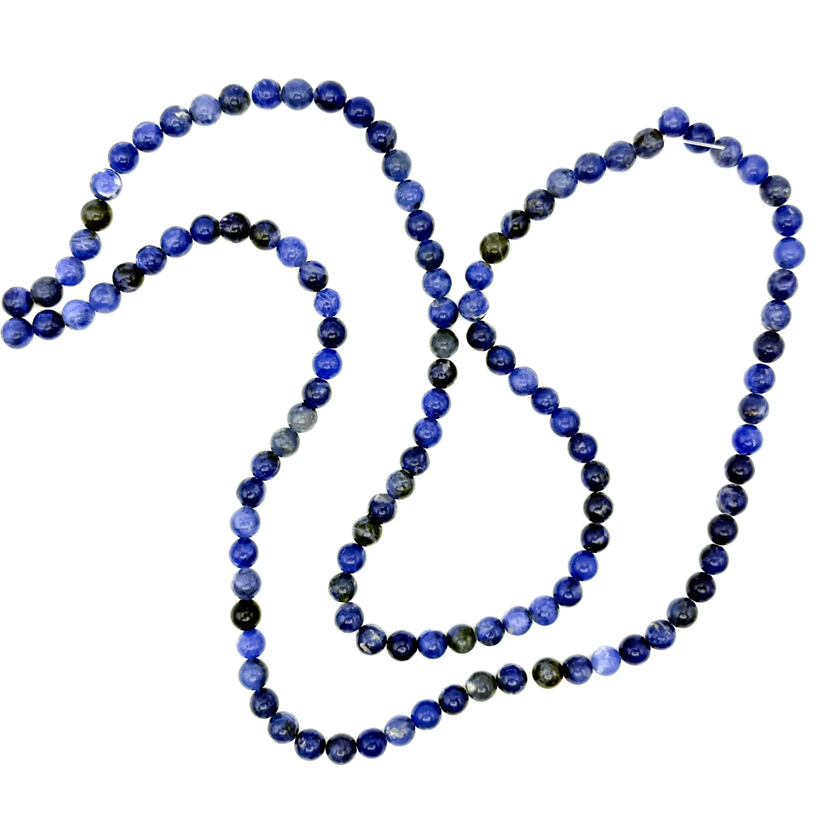 Sodalite 6.5mm AAA Smooth Rounds Bead Strand - Image 6