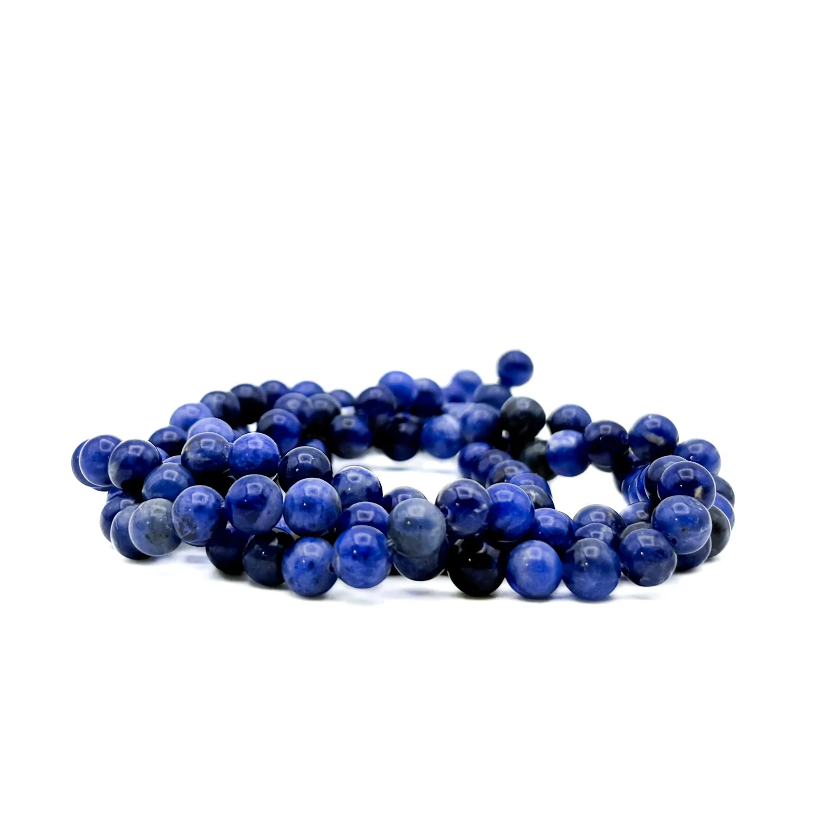 Sodalite 6.5mm AAA Smooth Rounds Bead Strand - Image 9