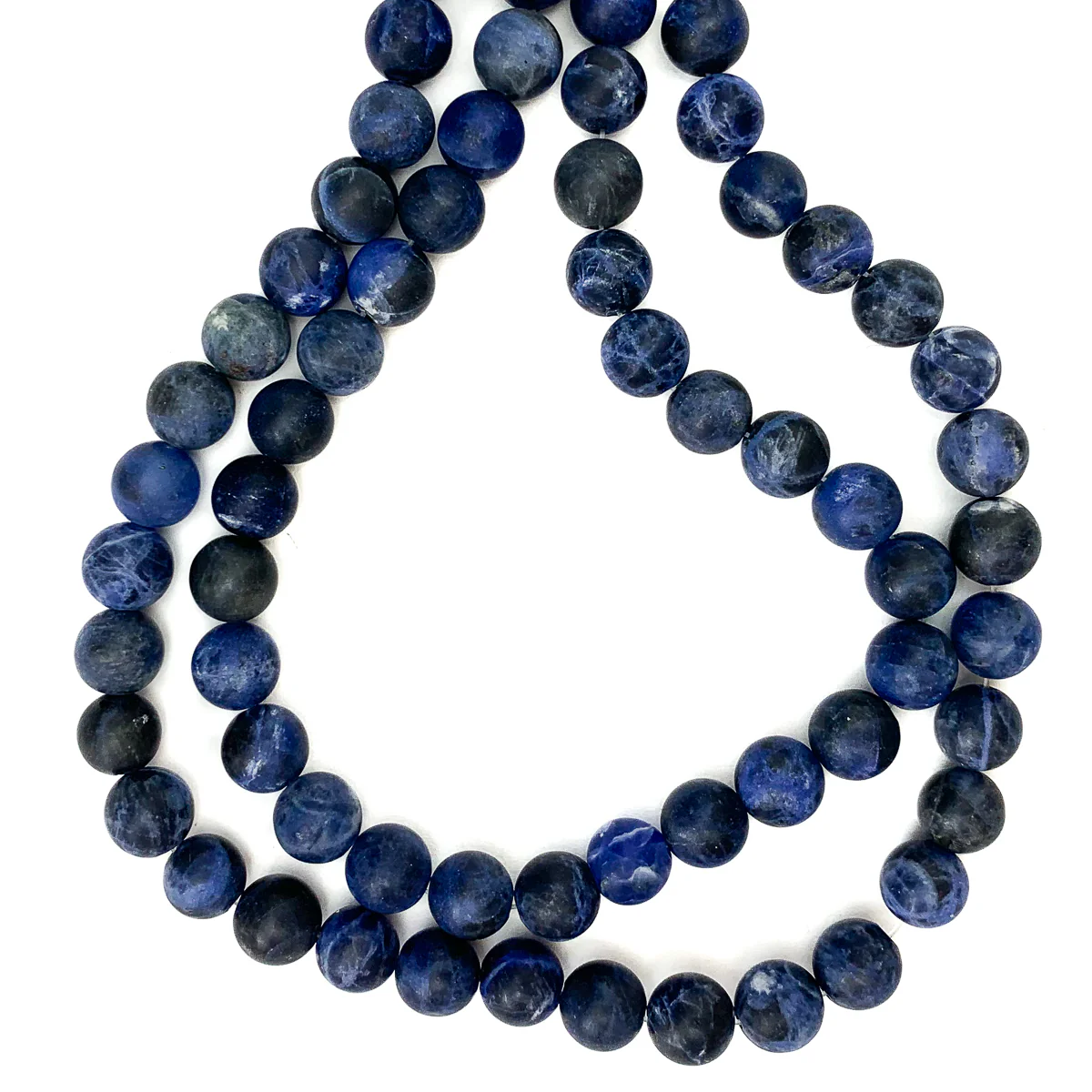 Sodalite Matte Rounds 8mm - Image 2
