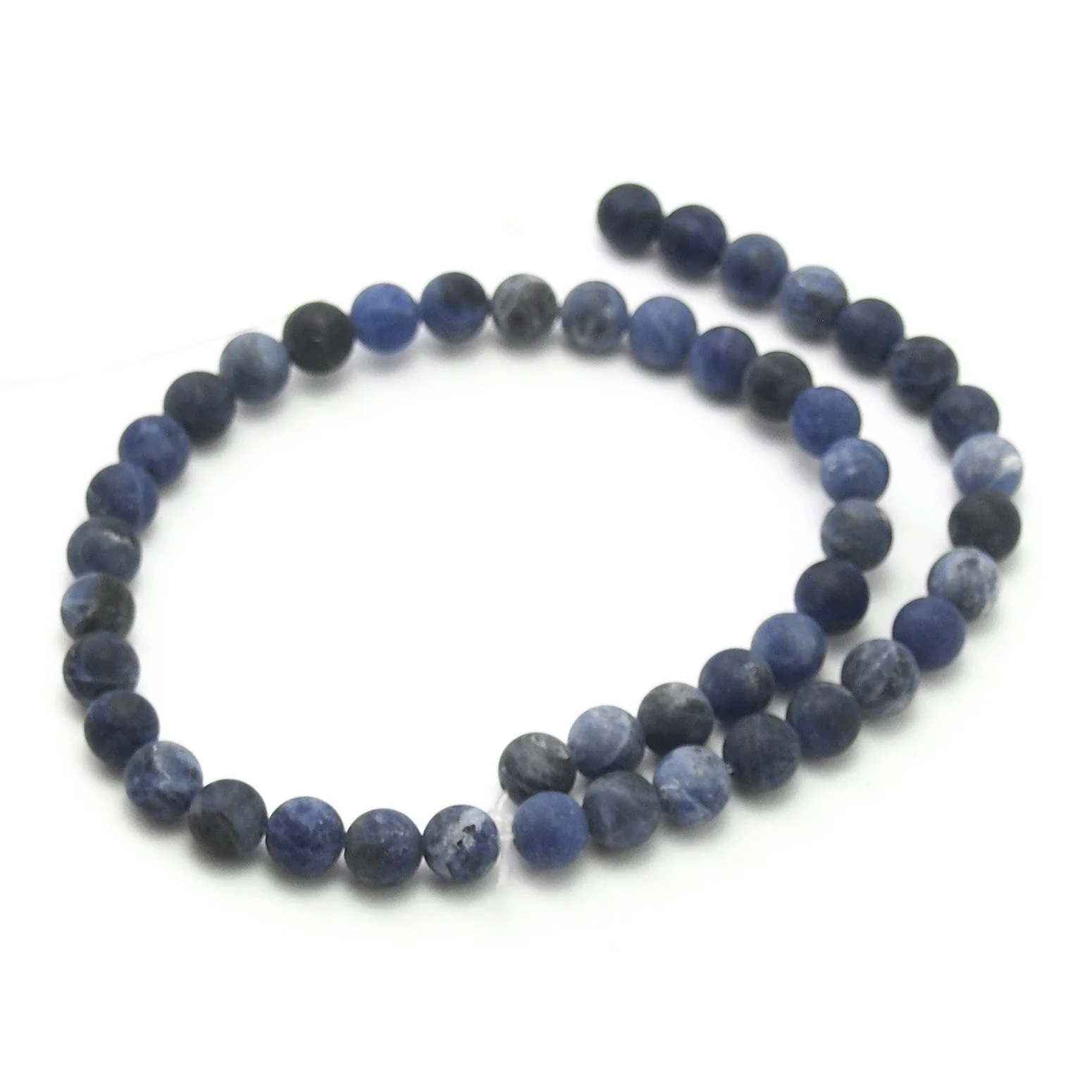 Sodalite Matte Rounds 8mm - Image 4