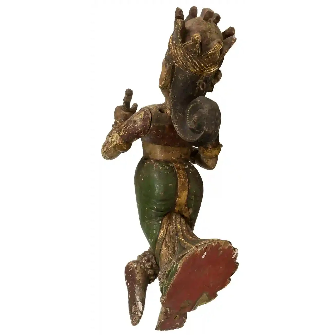 Southeast Asian Poly-Chrome Musician Wall Hanging - Image 4