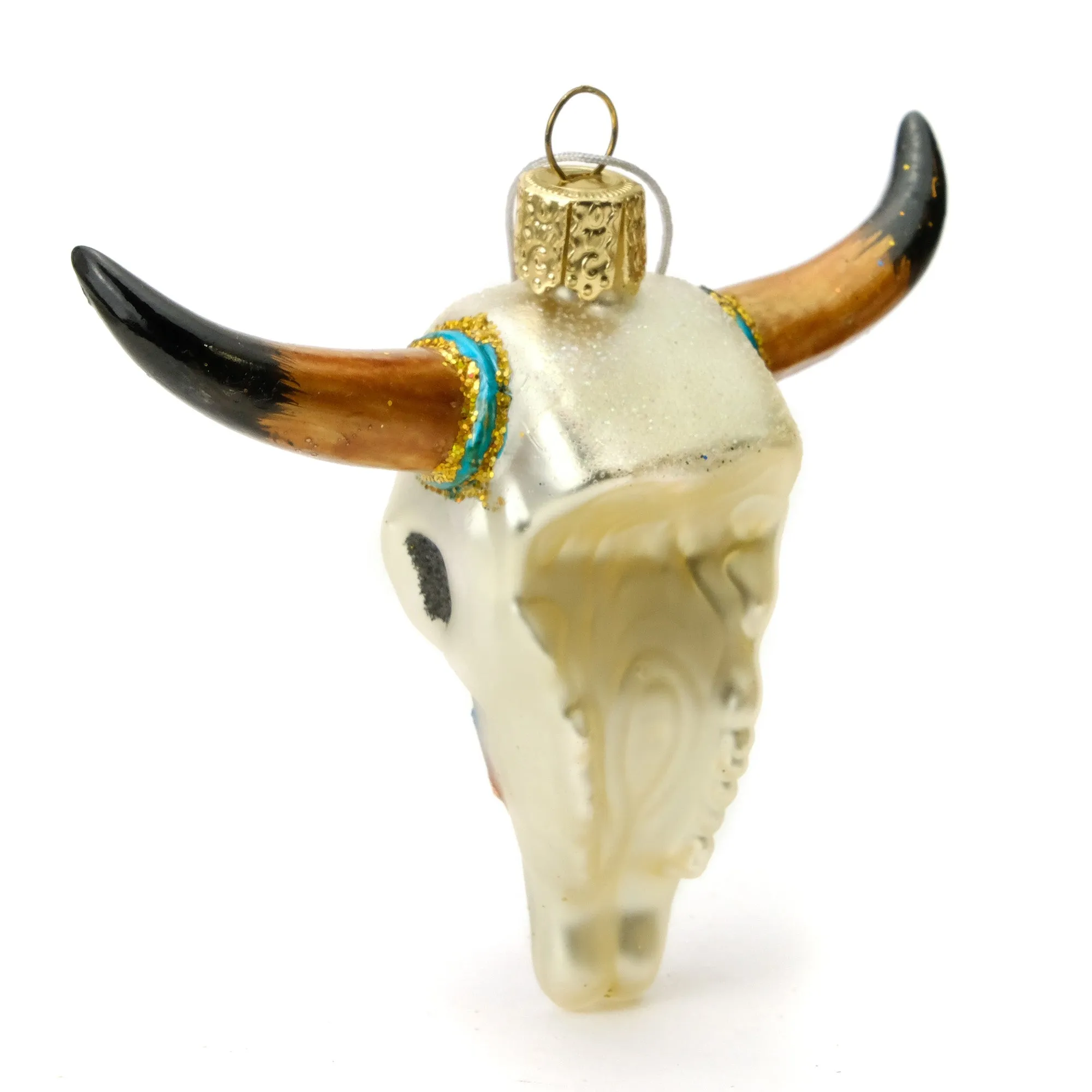 Southwestern Steer Skull Ornament - Image 2