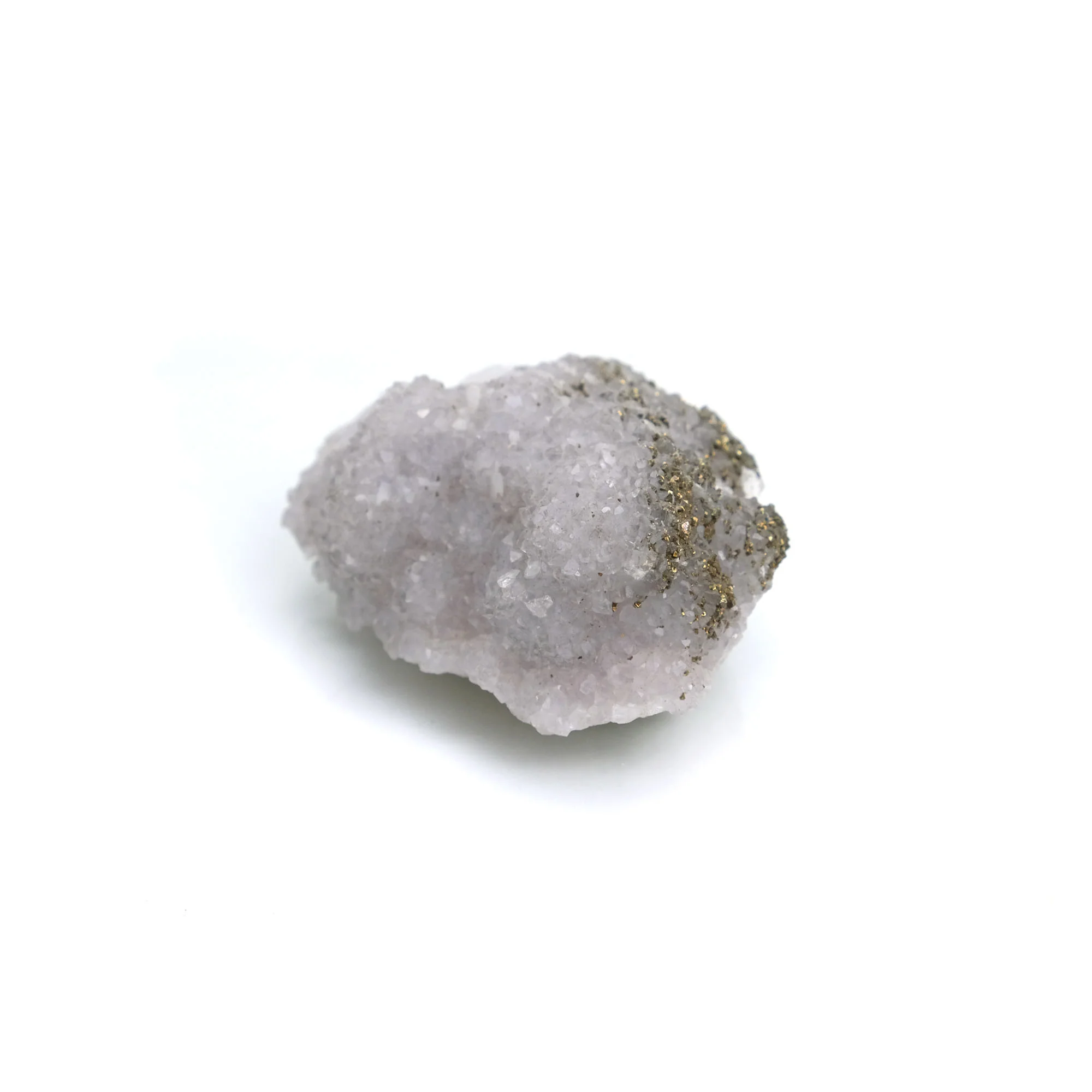 Pyrite and Quartz Cluster from El Hammam Mine, Morocco Specimen #27 - Image 3