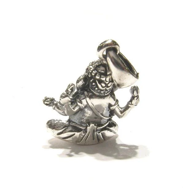Ganesha Sterling Silver Pendant I - Image 3
