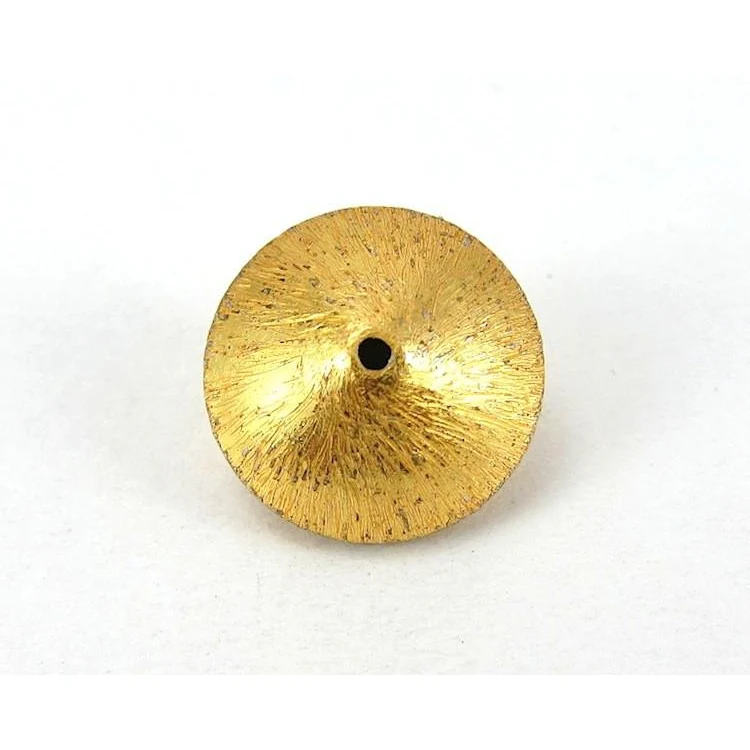 22K Gold Plated Over Sterling Silver Bead #7 - Image 3