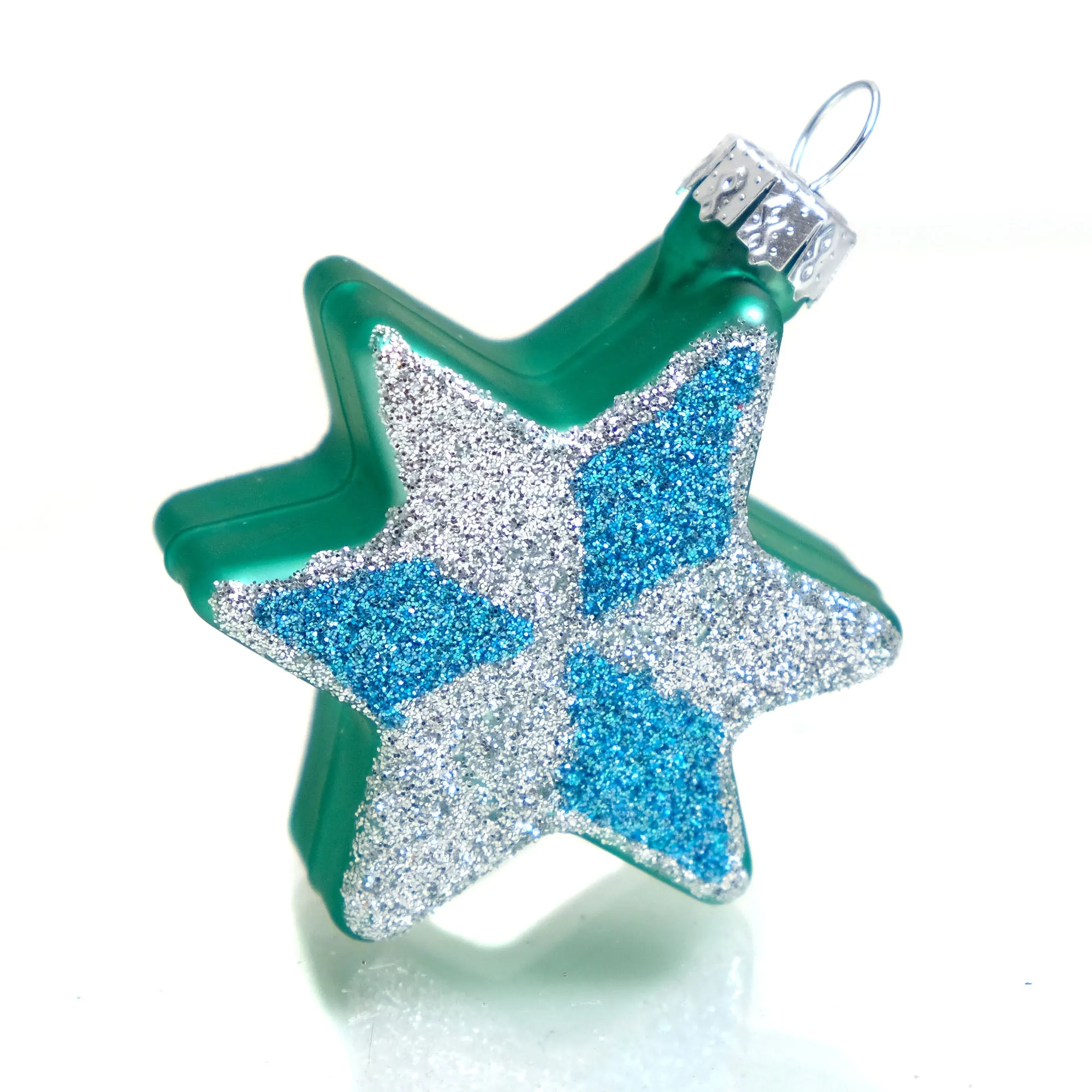 Star of David Glass Ornament - Image 3
