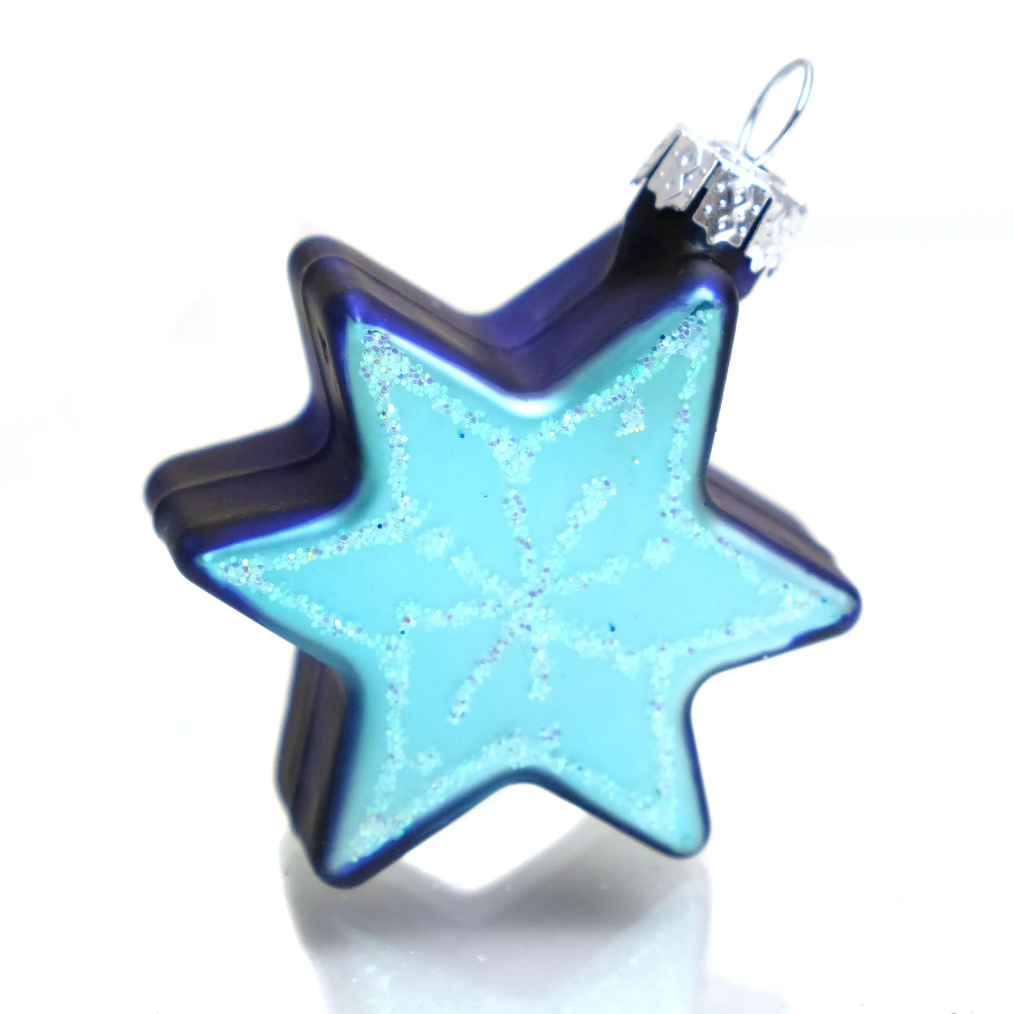 Star of David Glass Ornament - Image 4
